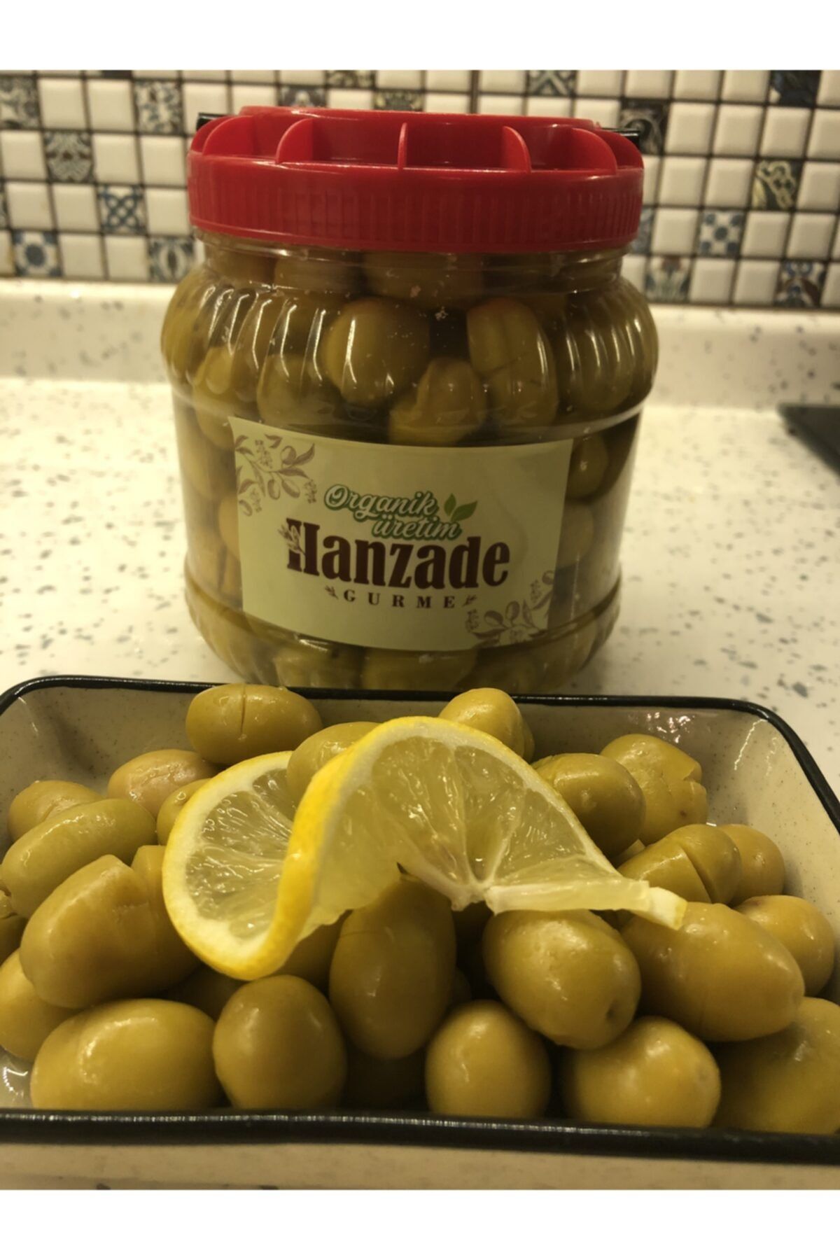 HANZADE GURME Yeşil Zeytin Kırma 1kg