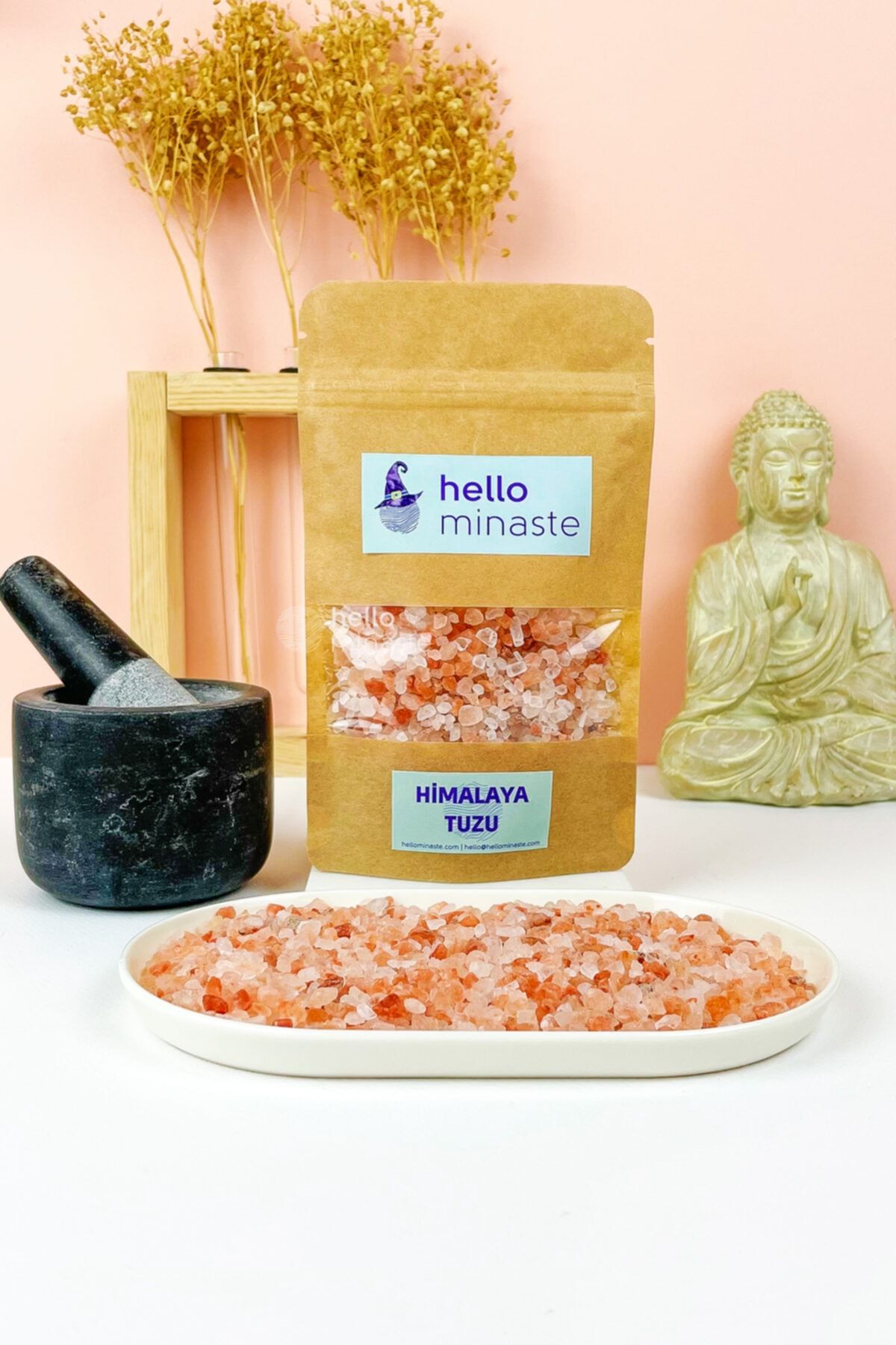 Hello Minaste Himalaya Tuzu Pembe Granül - 500 Gr