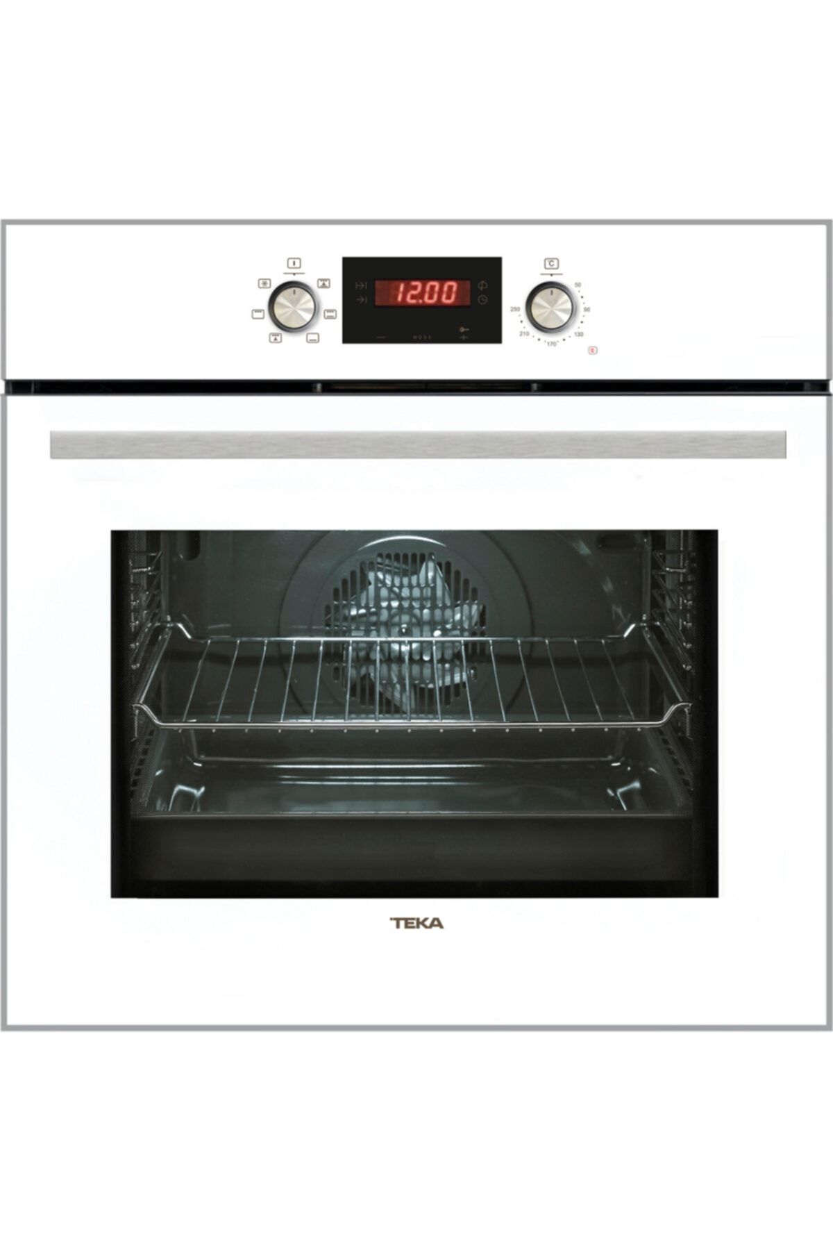 Teka - Hak 627 Wh -ankastre Multifonksiyonel Dijital Fırın-gömülebilir - Beyaz Cam-65 Lt- 111020057
