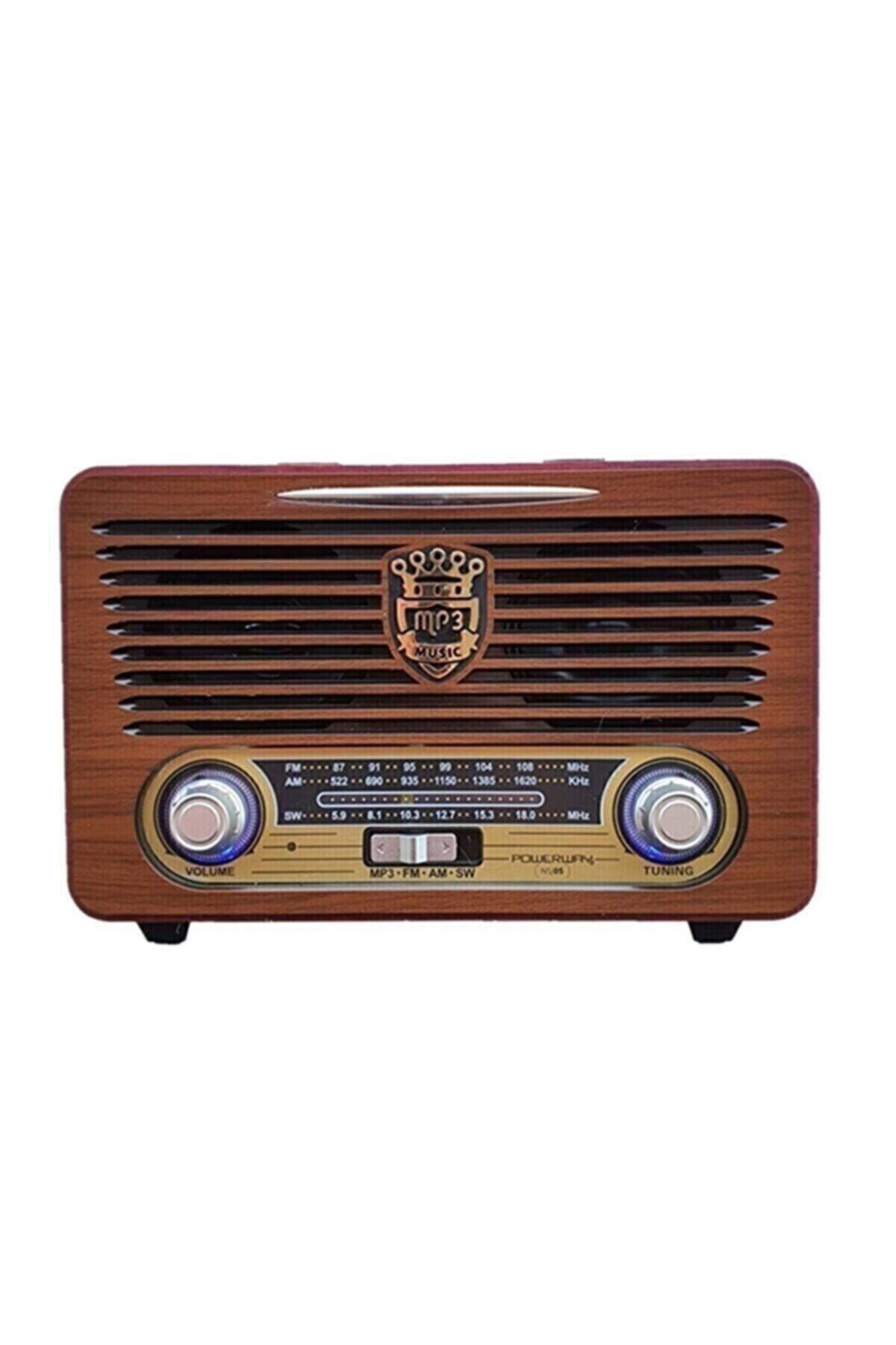 Leerybee Nostalji Radyo Bluetooth Şarjlı Nostaljik Usb