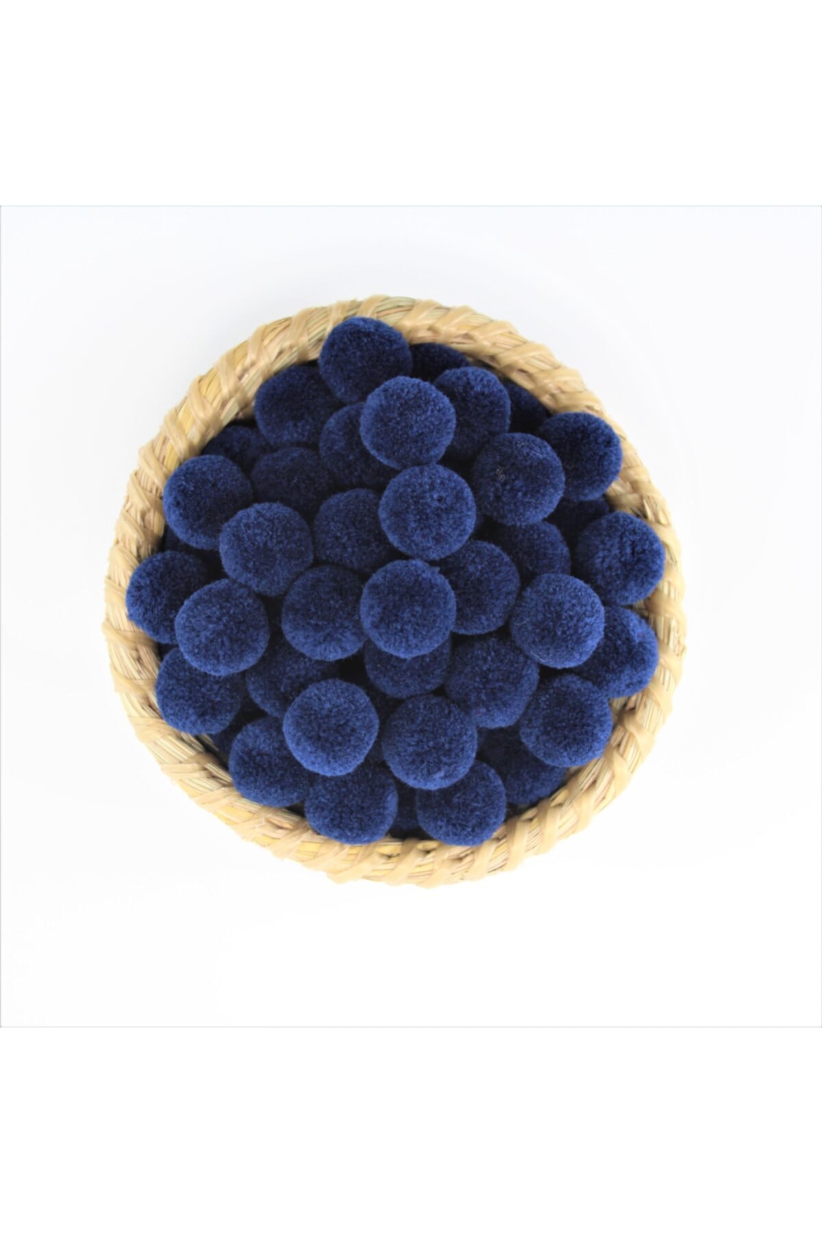 ELİSA Yün Ponpon 2 Cm 100'lü Paket - Lacivert
