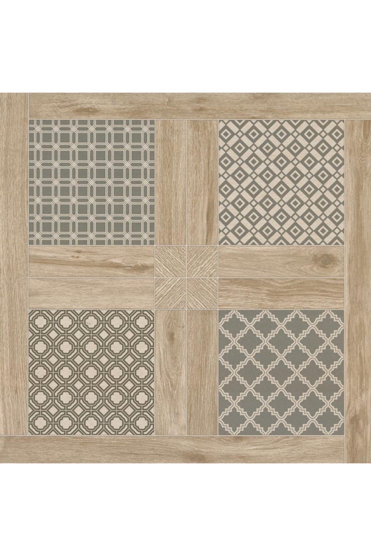 bien banyo 61x61 Geo Wood Sg 1.klt 1,49m2