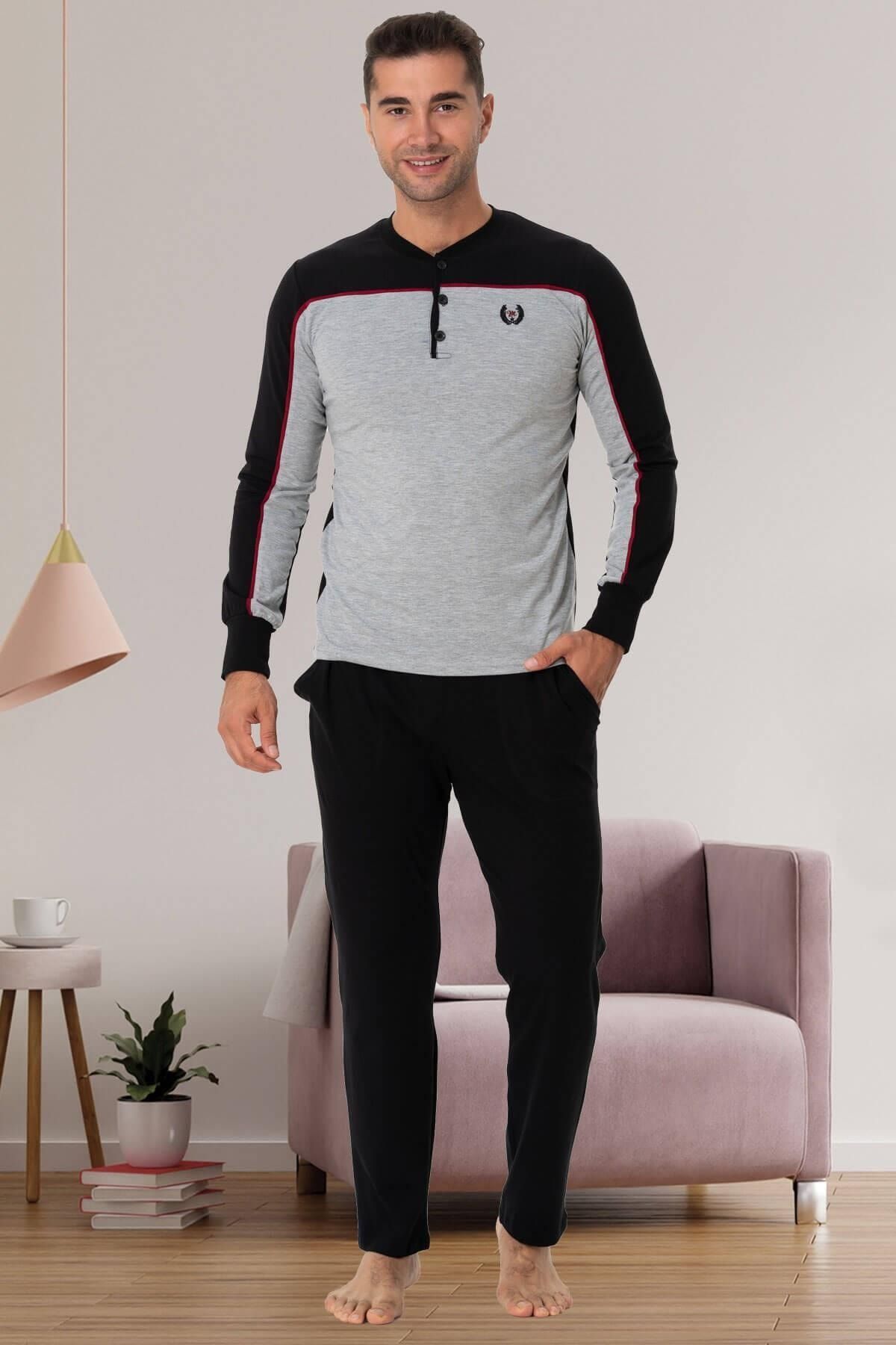 By Mecit Pijama Mecit Büyük Beden Erkek Pijama Takım 2778