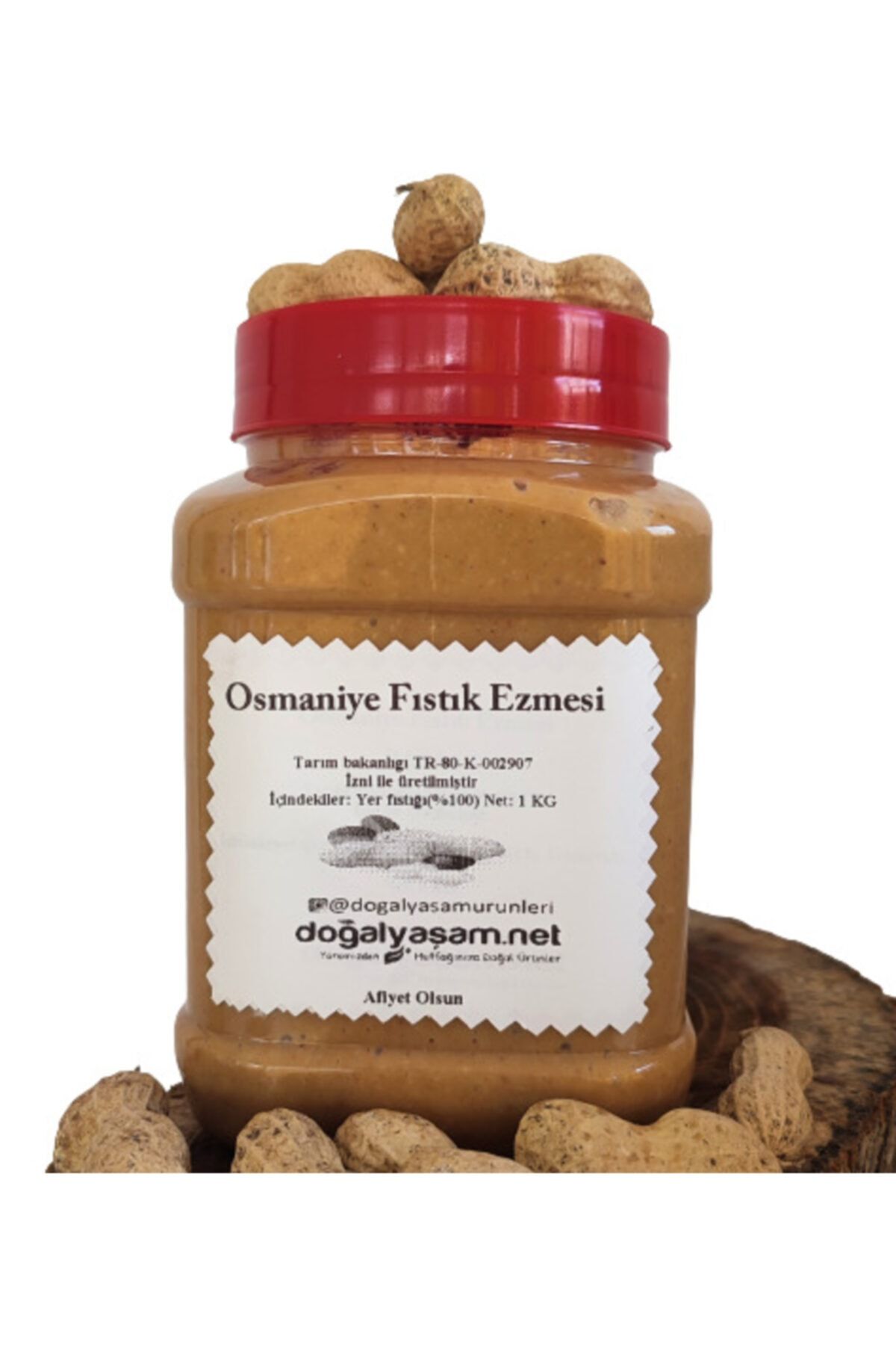 Doğal Yaşam Dünyası Fıstık Ezmesi (ballı) 1 Kg
