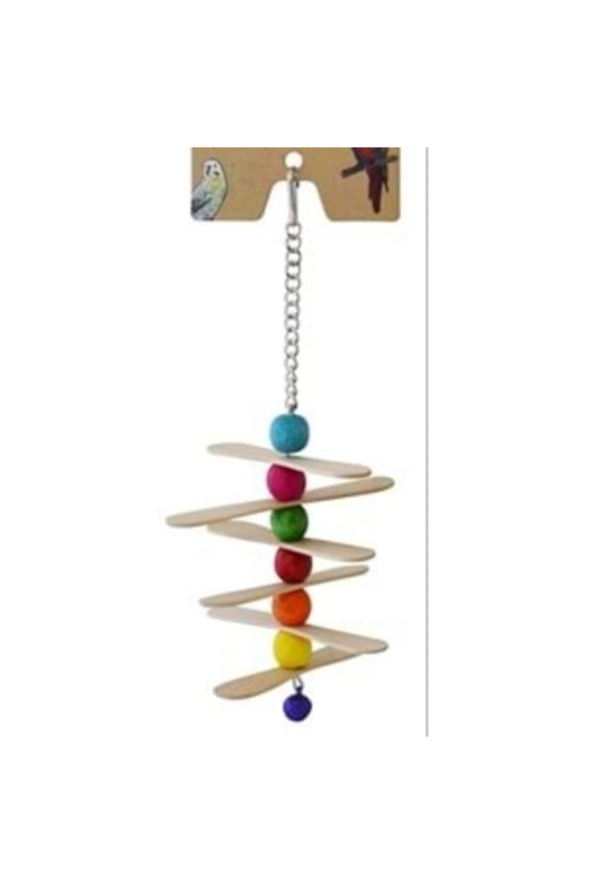 pet 360 Kuş Oyuncağı Fırfırlı Sarkaç