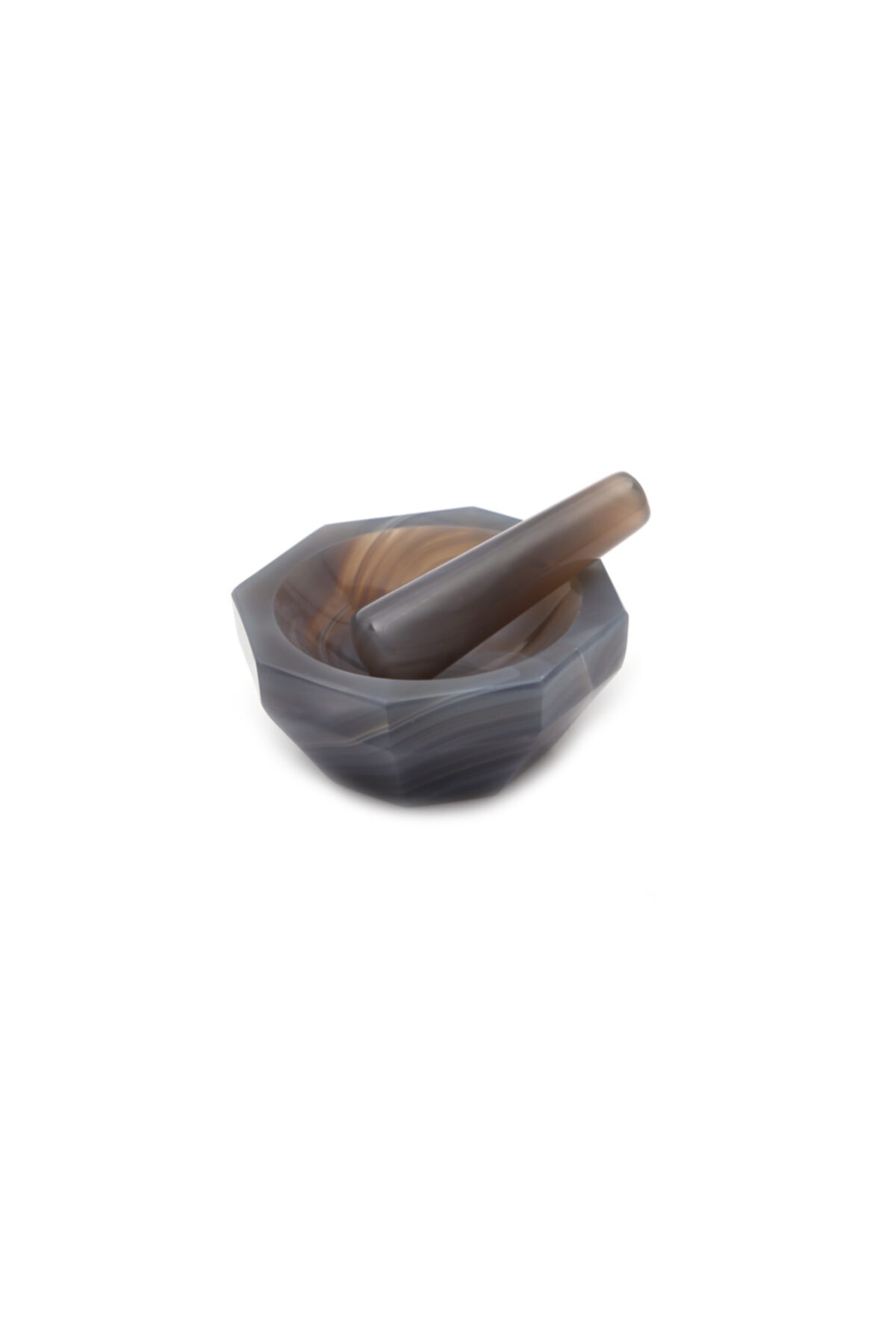 Borox Agat Havan Ve Eli 50 Mm - Tokmaklı Havan - Standart Form - 1 Set/paket