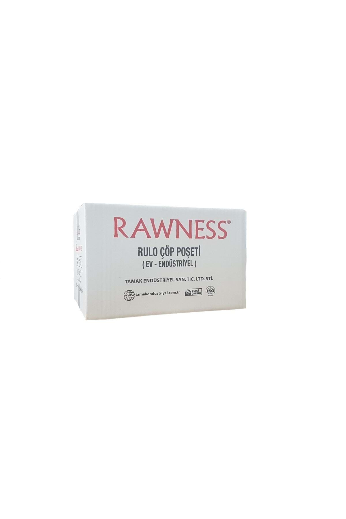 RAWNESS Jumbo Boy Çöp Poşeti Siyah 10 Lu 10 Rulo 80 X 110 Cm 800 Gr
