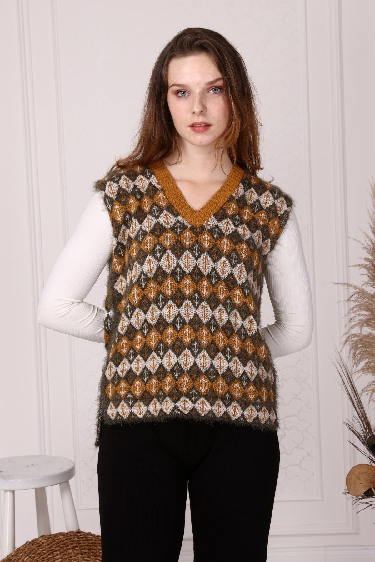 ananas trıko Kadın Yumoş Triko Süveter