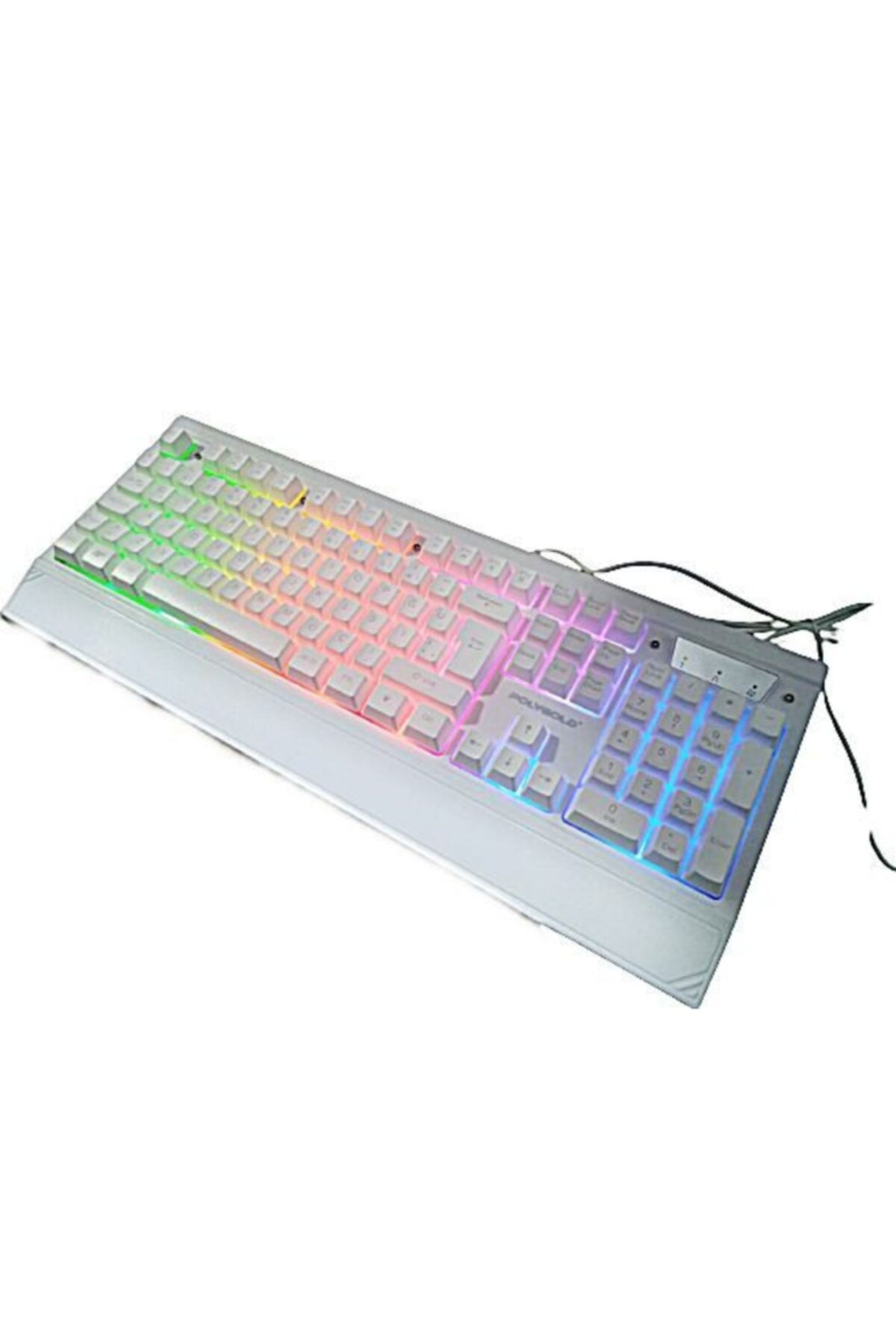 BİG STAR K12 Rgb Işıklı Oyuncu Klavye Beyaz