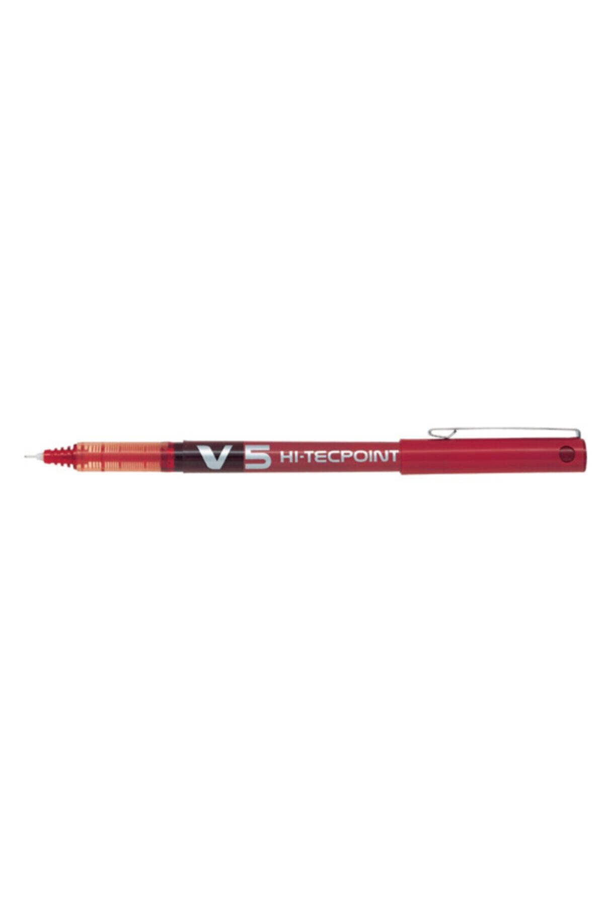 Pilot Roller Kalem Hi-tecpoint Iğne Uç 0.5 Mm Kırmızı Bx-v5-r