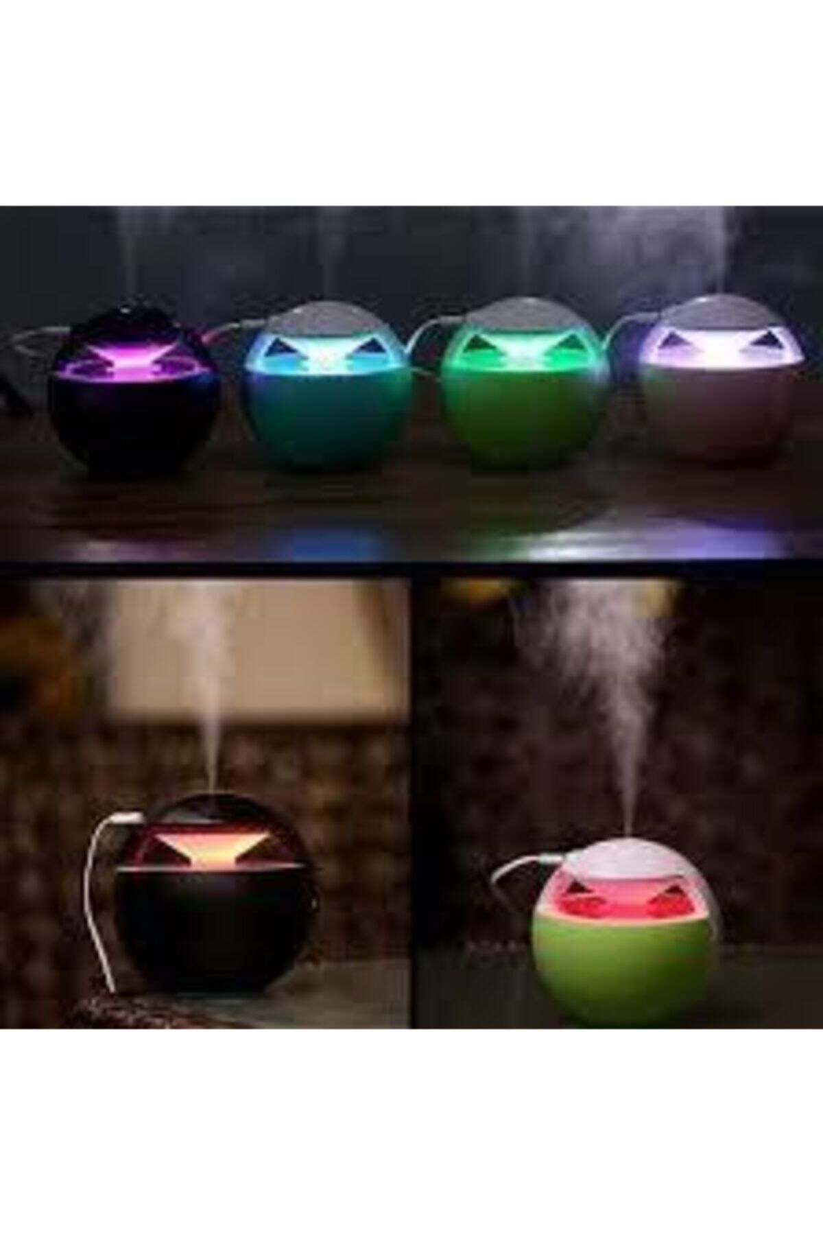 Led Su Hazneli Usb Girişli Rgb Renk Değiştiren Oda Nemlendirici Buhar Makinesi