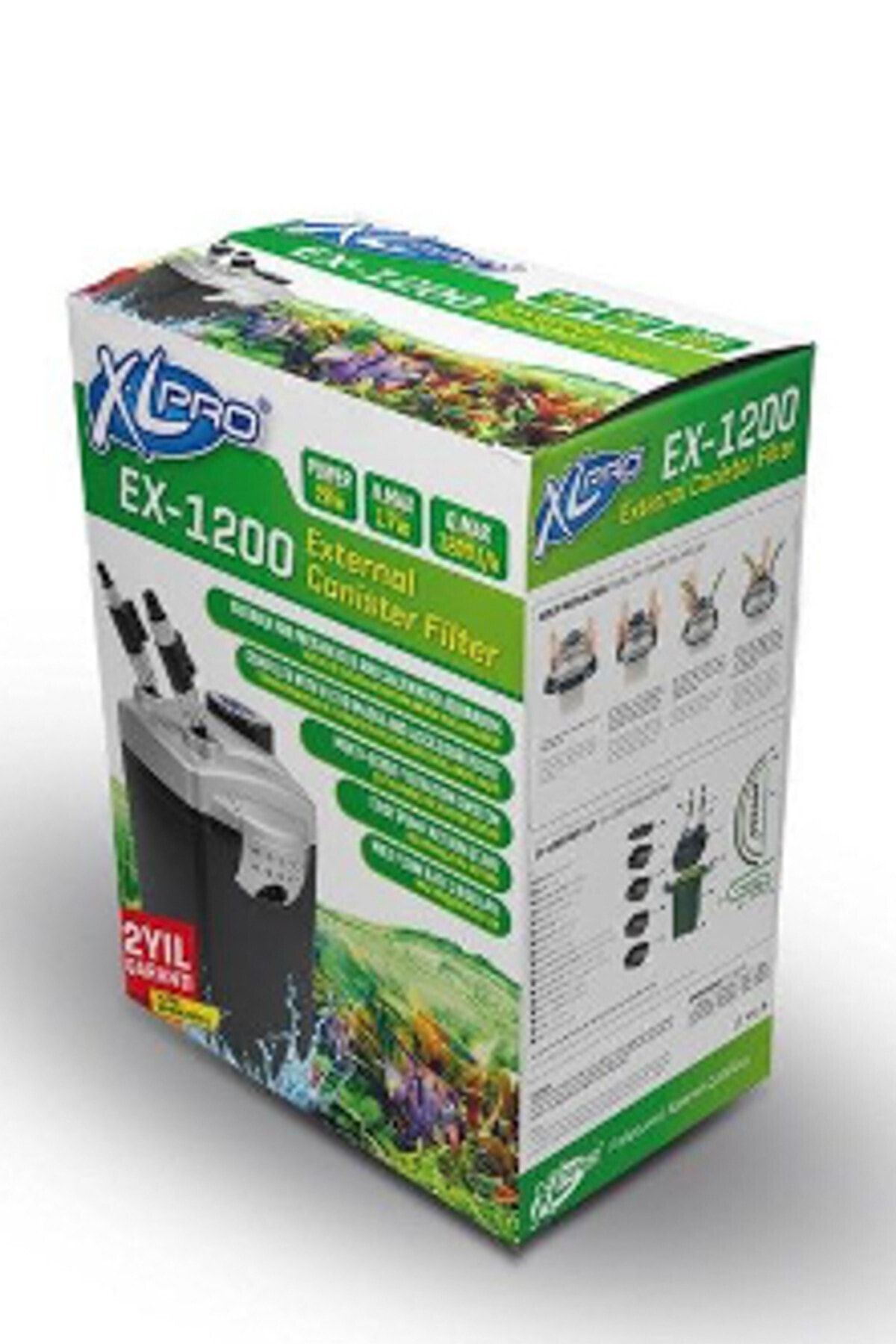 Sealife XLPRO Ex-1200 Akvaryum Dış Filtre 1200 lt / saat İç Malzemesi Dahil