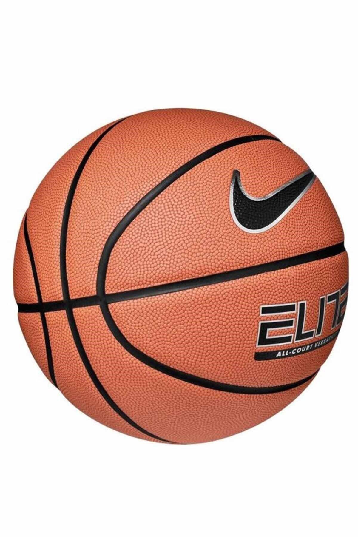 Nike Elite All Court 8p 7 Size Unisex Basketbol Topu N.kı.35.855.07-turuncu
