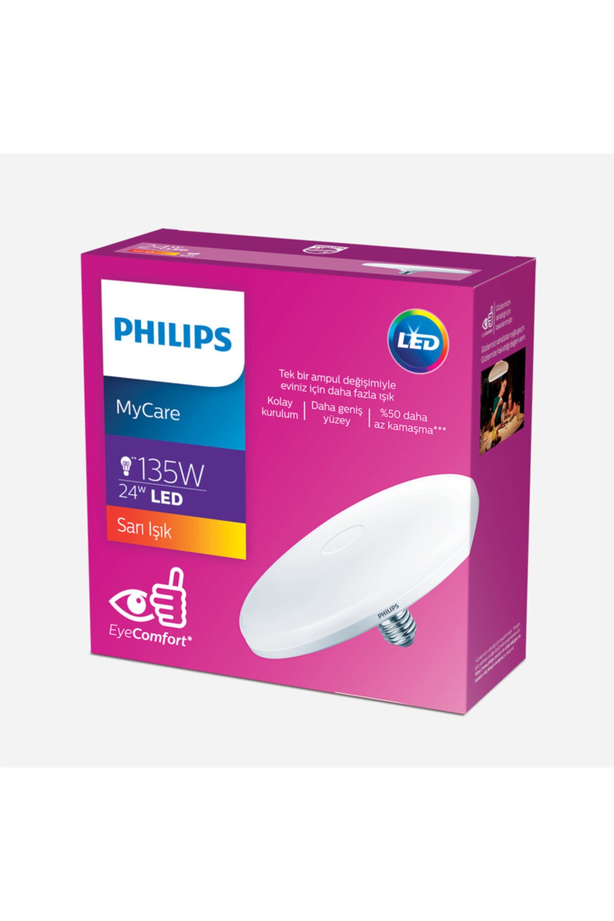 Philips Ufo Ledbulb 24w E27 3000k Ufo Tipi Led Ampul Lamba