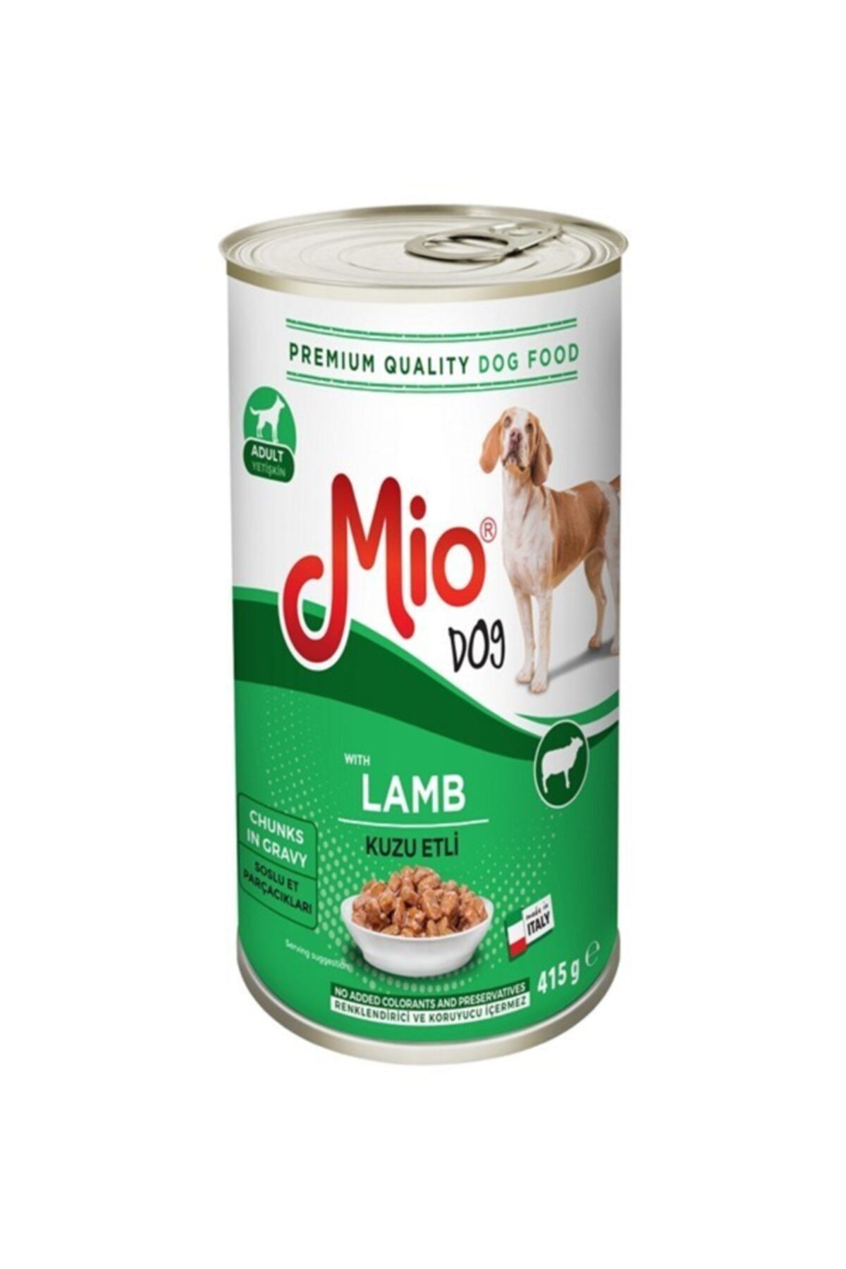 MİO Kuzu Etli Köpek Konservesi 415 Gr