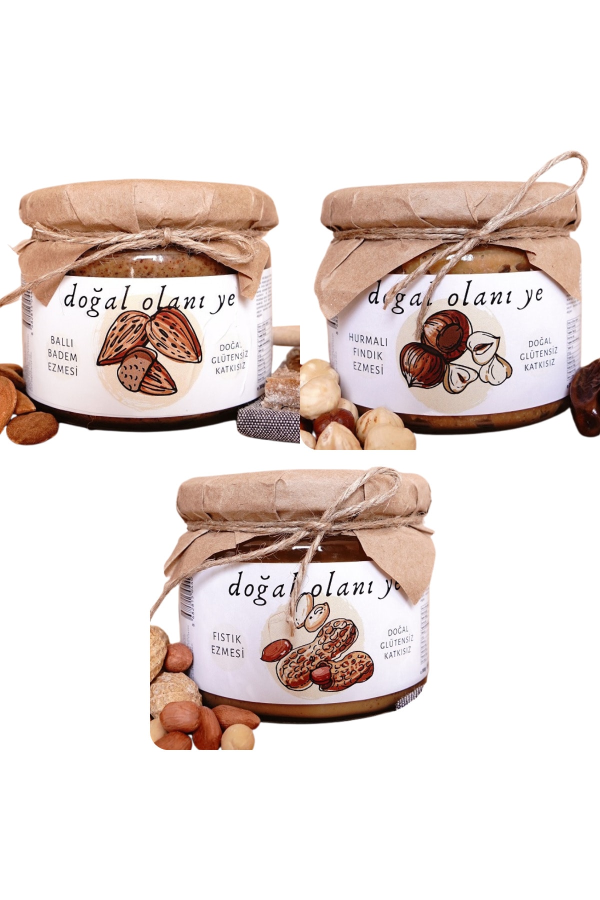 Doğal Olanı Ye 3'lü Ezme Tanışma Paketi 300gr