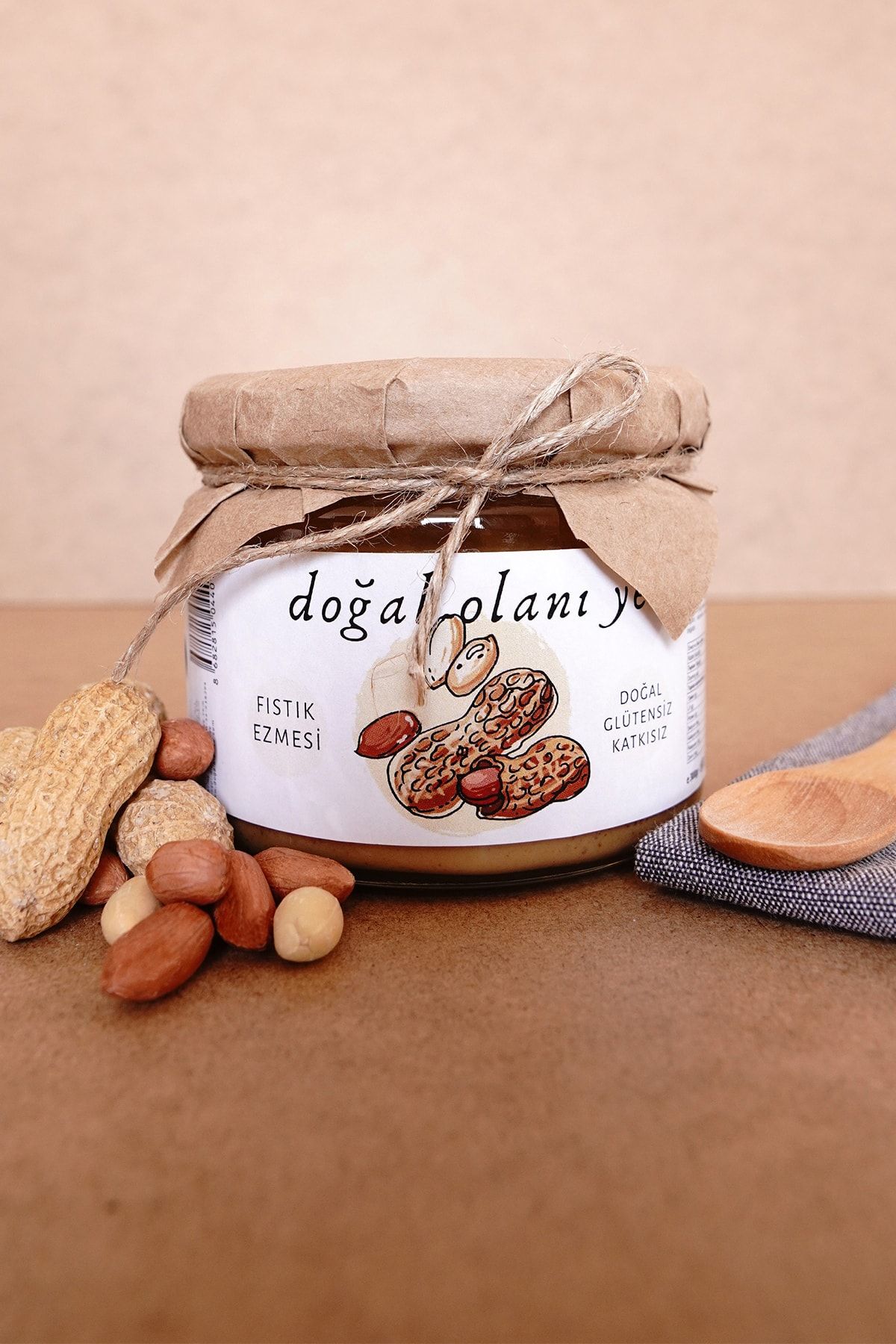 Doğal Olanı Ye Doğal Fıstık Ezmesi 300gr