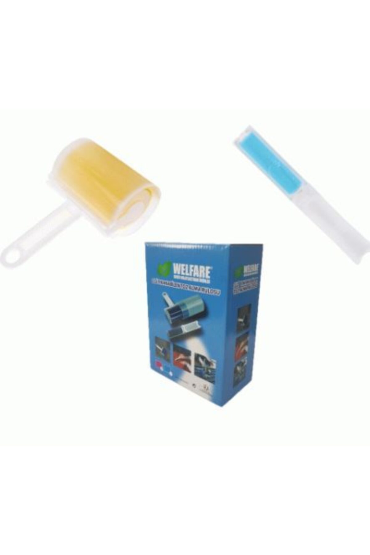 rüzgaravm Evcil Hayvan Kedi Köpek Toz Alma Rulosu Yıkanabilir 2 li Set