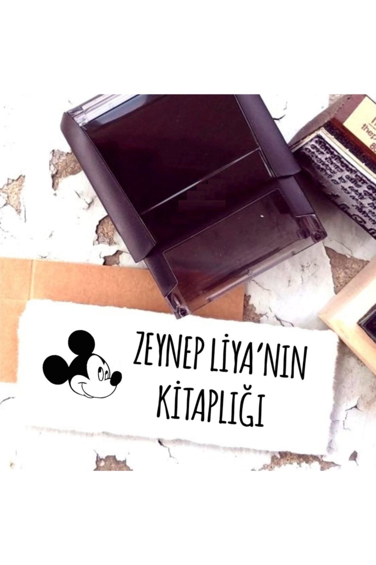 EHediyeci Tasarım Isim Yazılı Kitap Kaşesi -25