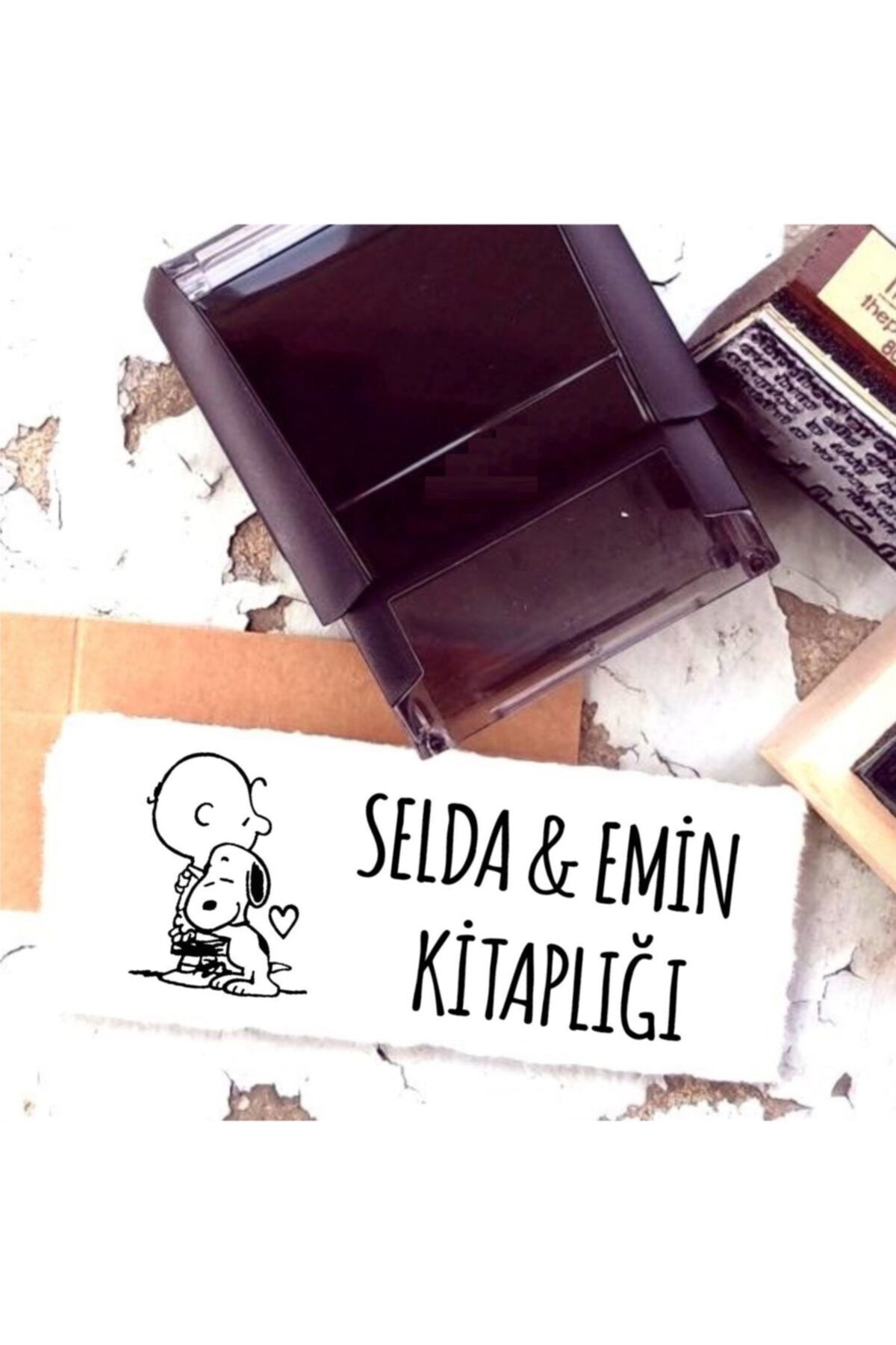 EHediyeci Tasarım Isim Yazılı Kitap Kaşesi -83