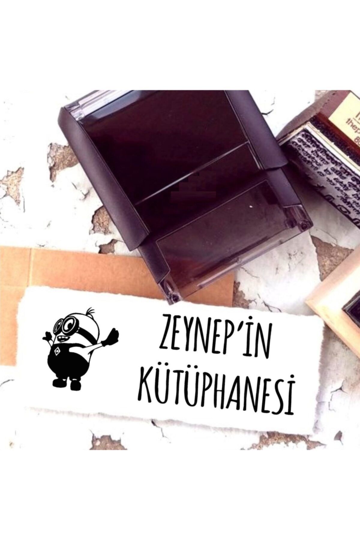 EHediyeci Tasarım Isim Yazılı Kitap Kaşesi -24