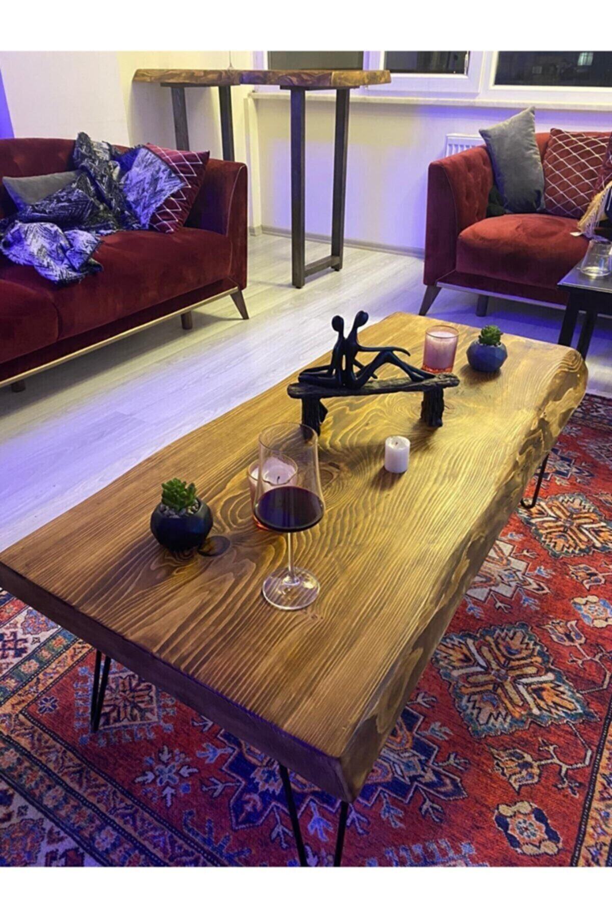 Vivonty Ahşap Büyük Orta Sehpa