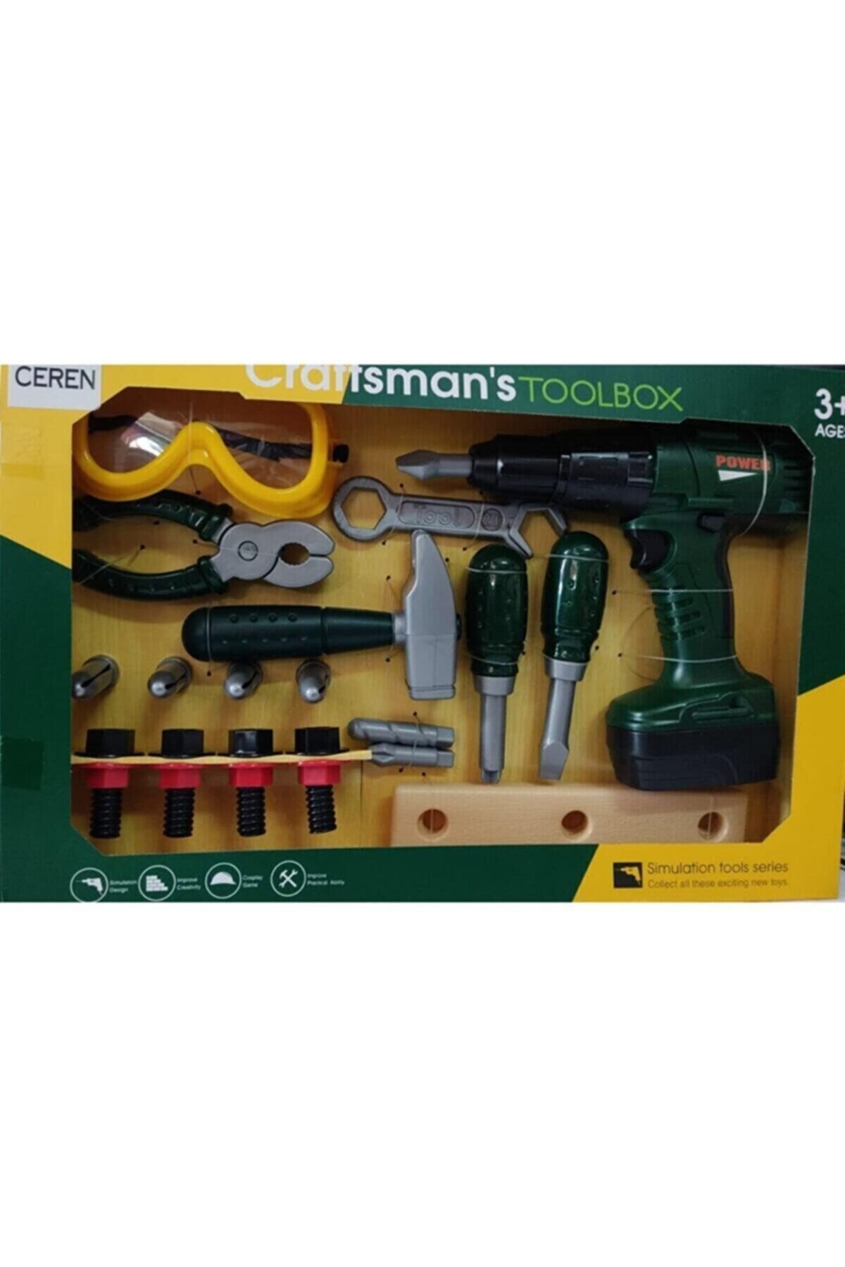 ctoy Şarjlı Matkap Power Takım Seti