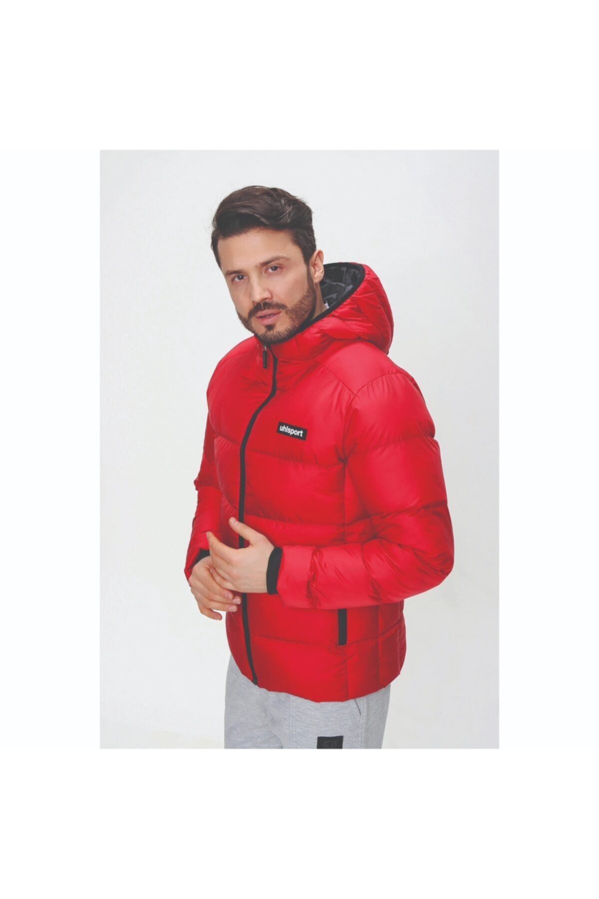 UHLSPORT Magnus M - Erkek Kırmızı Günlük Spor Mont - 3212706