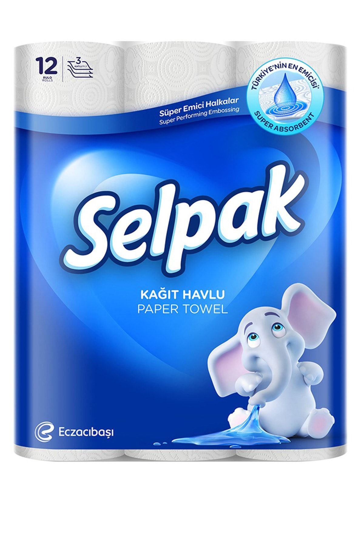 Selpak 12'li Kağıt Havlu 3 Katlı