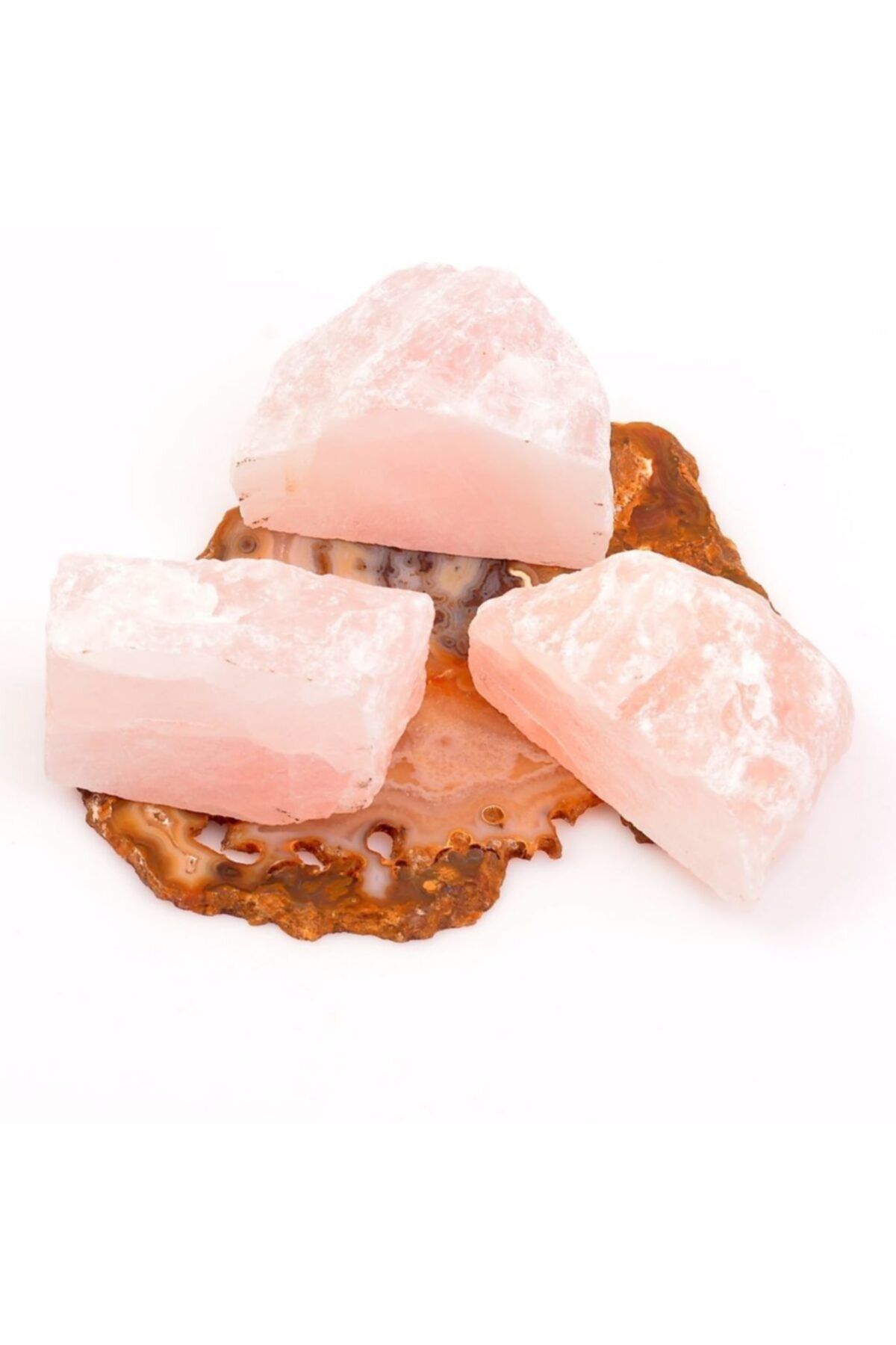 Taş Sandığı Ham Pembe Kuvars Taşı Kütle