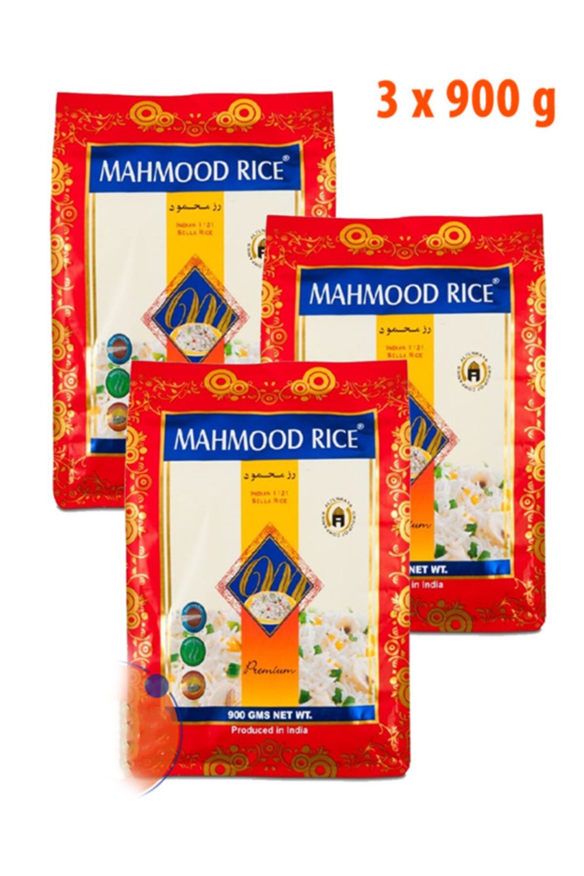 Mahmood Rıce Mahmood Rice Basmati Pirinç 900 G X 3 Adet