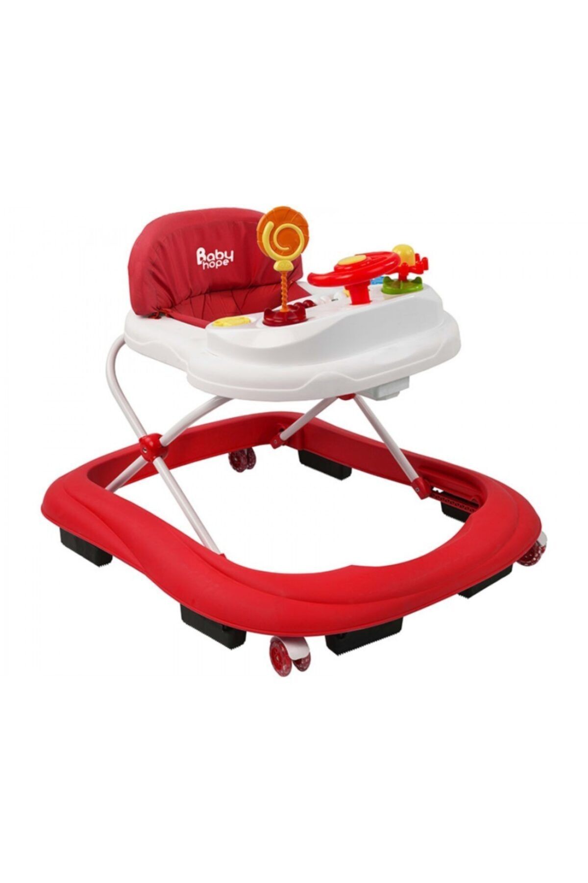 BabyHope 217 Lüks Oyuncaklı Yürüteç Kırmızı