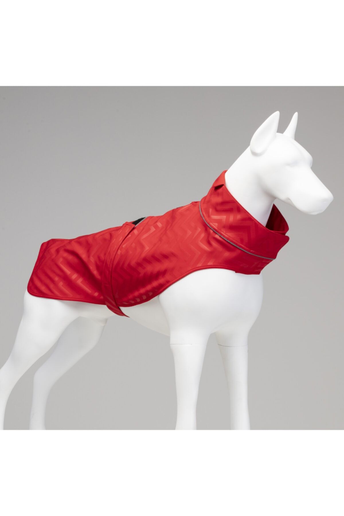 Lindodogs Softshell Red Stripe Köpek Yağmurluğu (küçük, Orta Ve Büyük Irk)