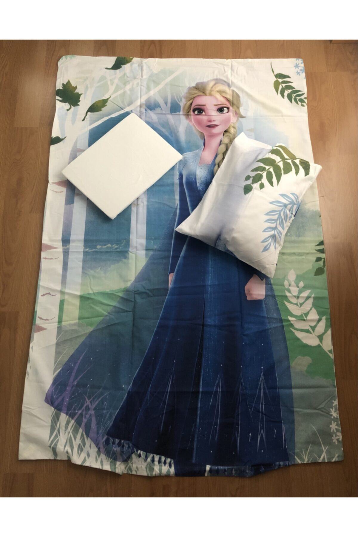 Taç Lisanslı Bebek %100 Pamuk Lastikli Çarşaflı Nevresim Takımı 100x150,70x140(beyaz),35x45(outlet)