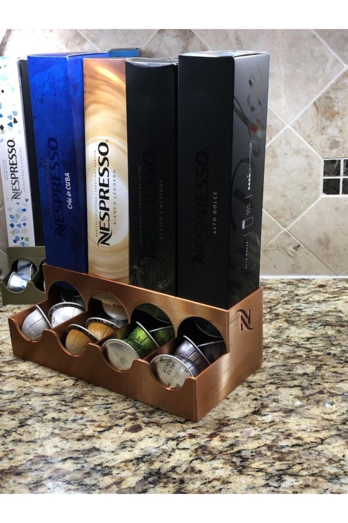 SudoCheap Nespresso Vertuolin Pod Kapsül Dispenseri / Yeni Paketleme Için Tutucu Plastik Aparat