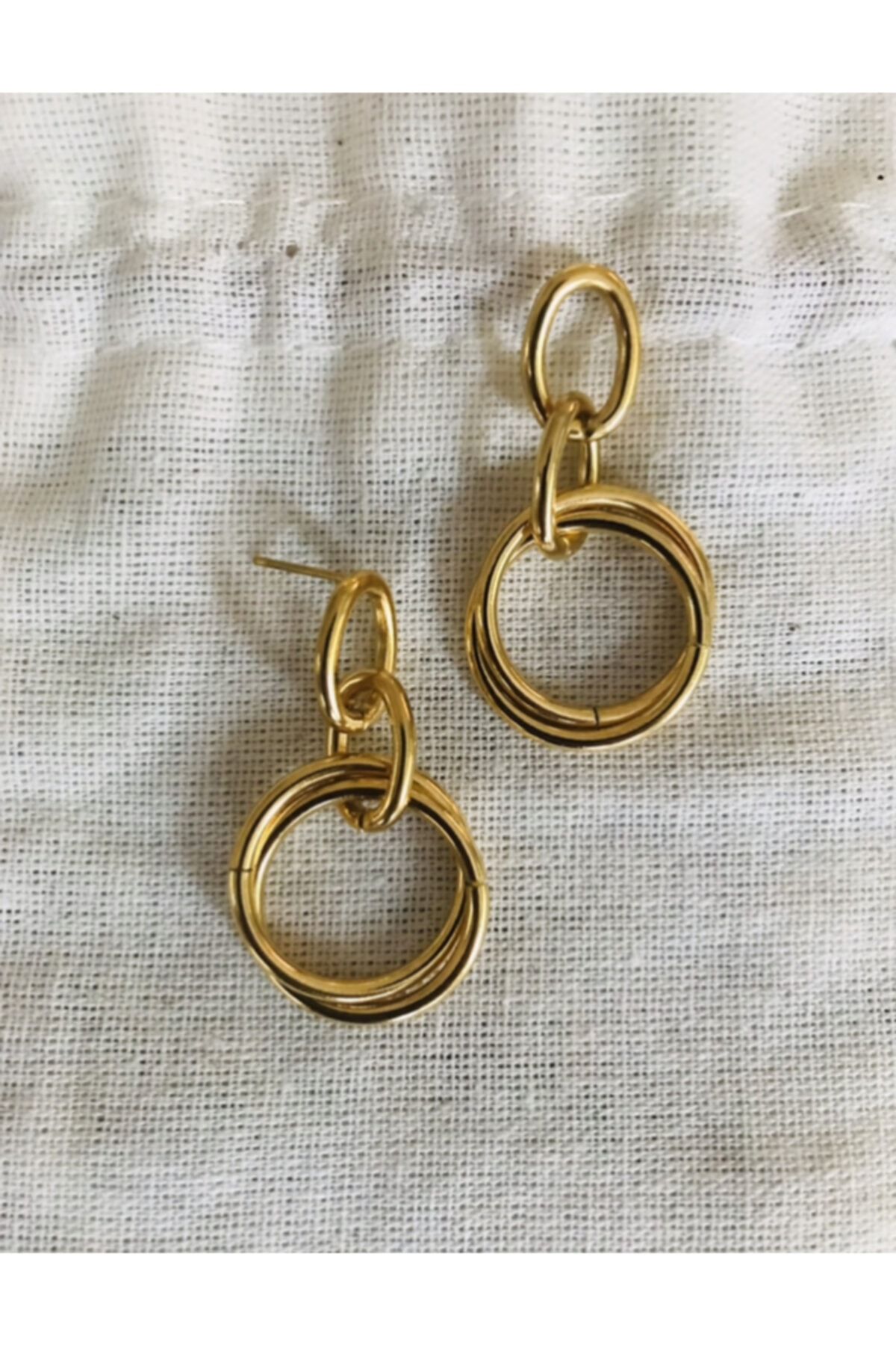 Hoop jewelery Çelik Sallantılı Küpe