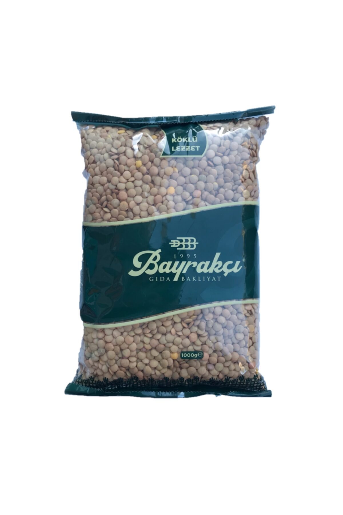 Bayrakçı Ticaret Yeşil Mercimek 1000gr