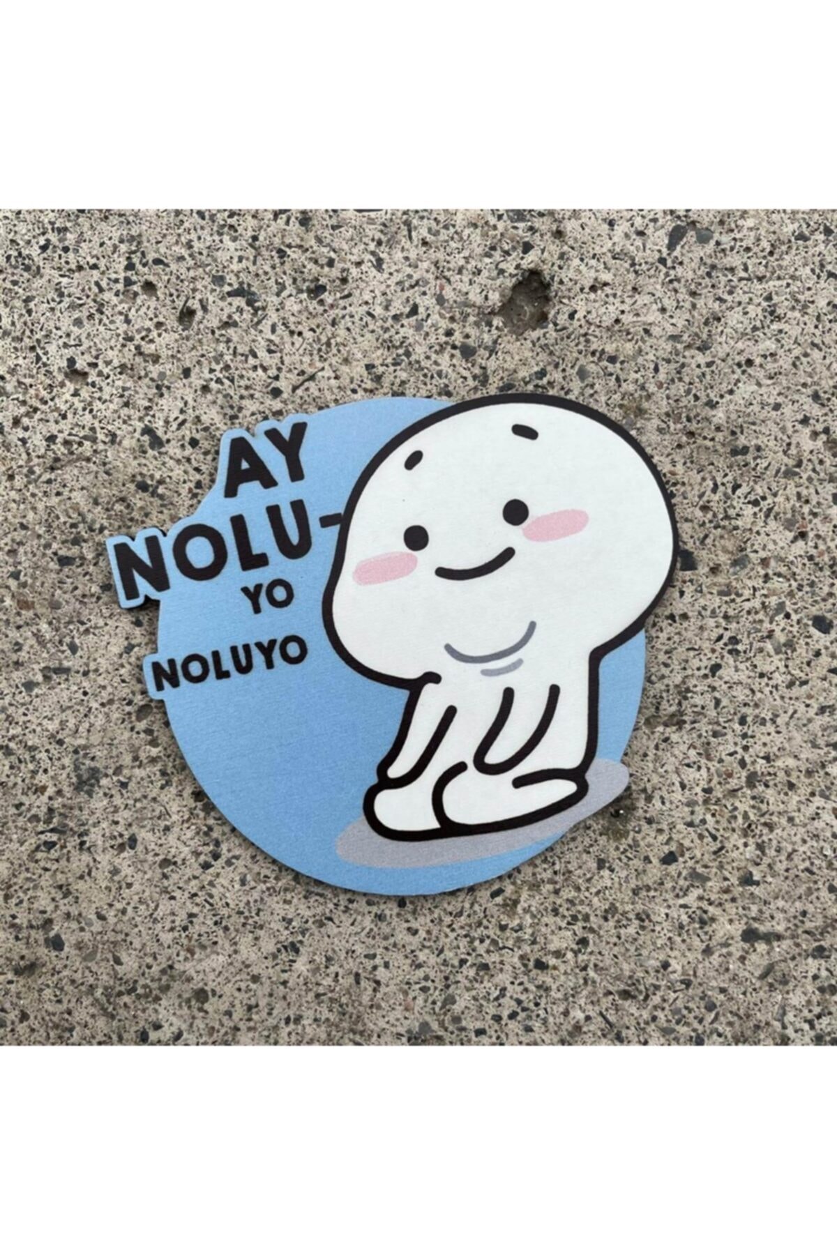 Planet Butik Ay Noluyo Noluyo Bardak Altlığı