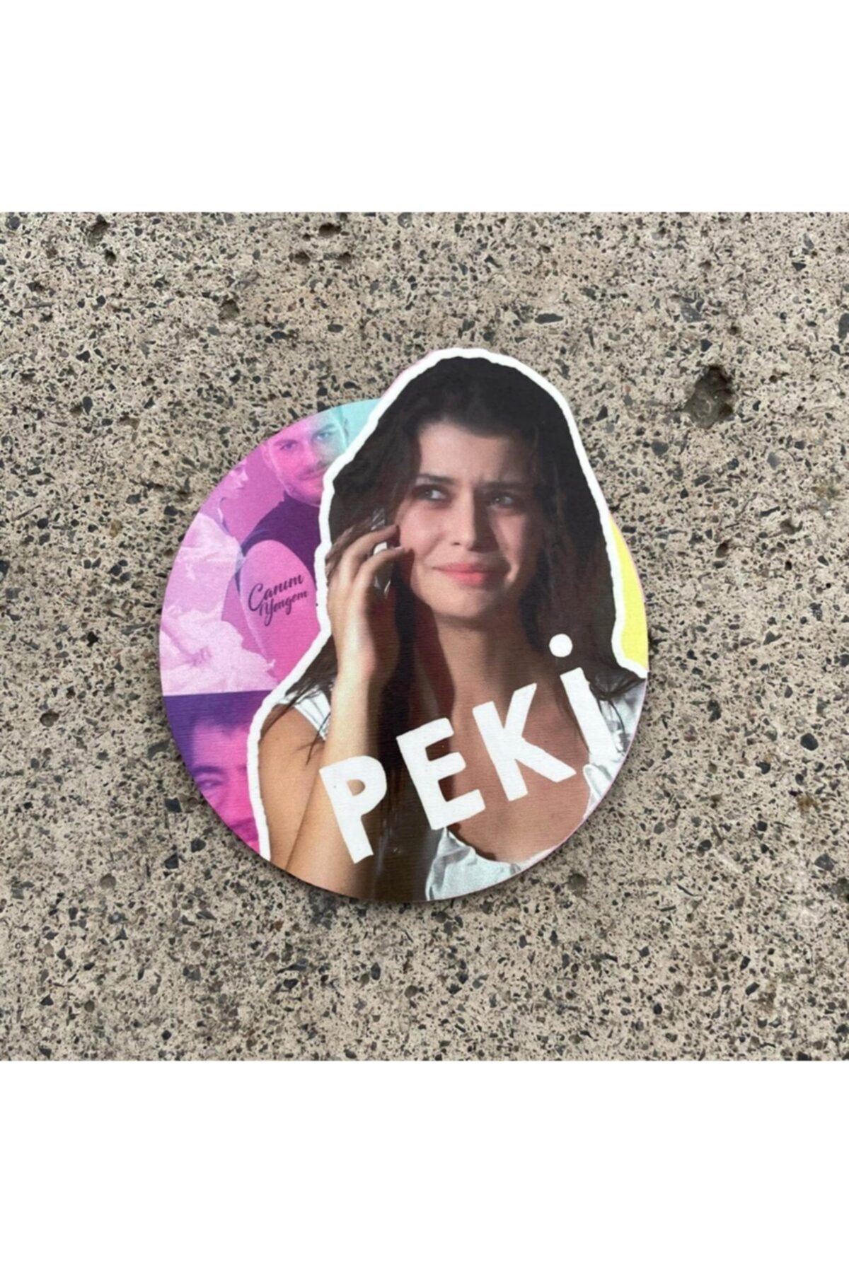 Planet Butik Bihter Peki Bardak Altlığı