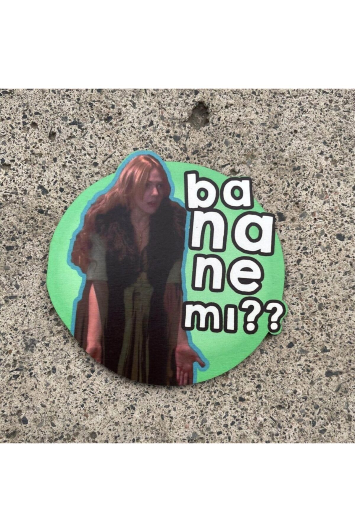 Planet Butik Banane Mı Hürrem Bardak Altlığı