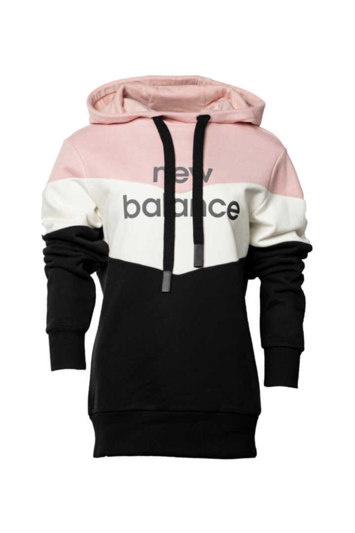 New Balance Pembe Kadın Kapüşonlu Sweatshirt Wph3106-pnk
