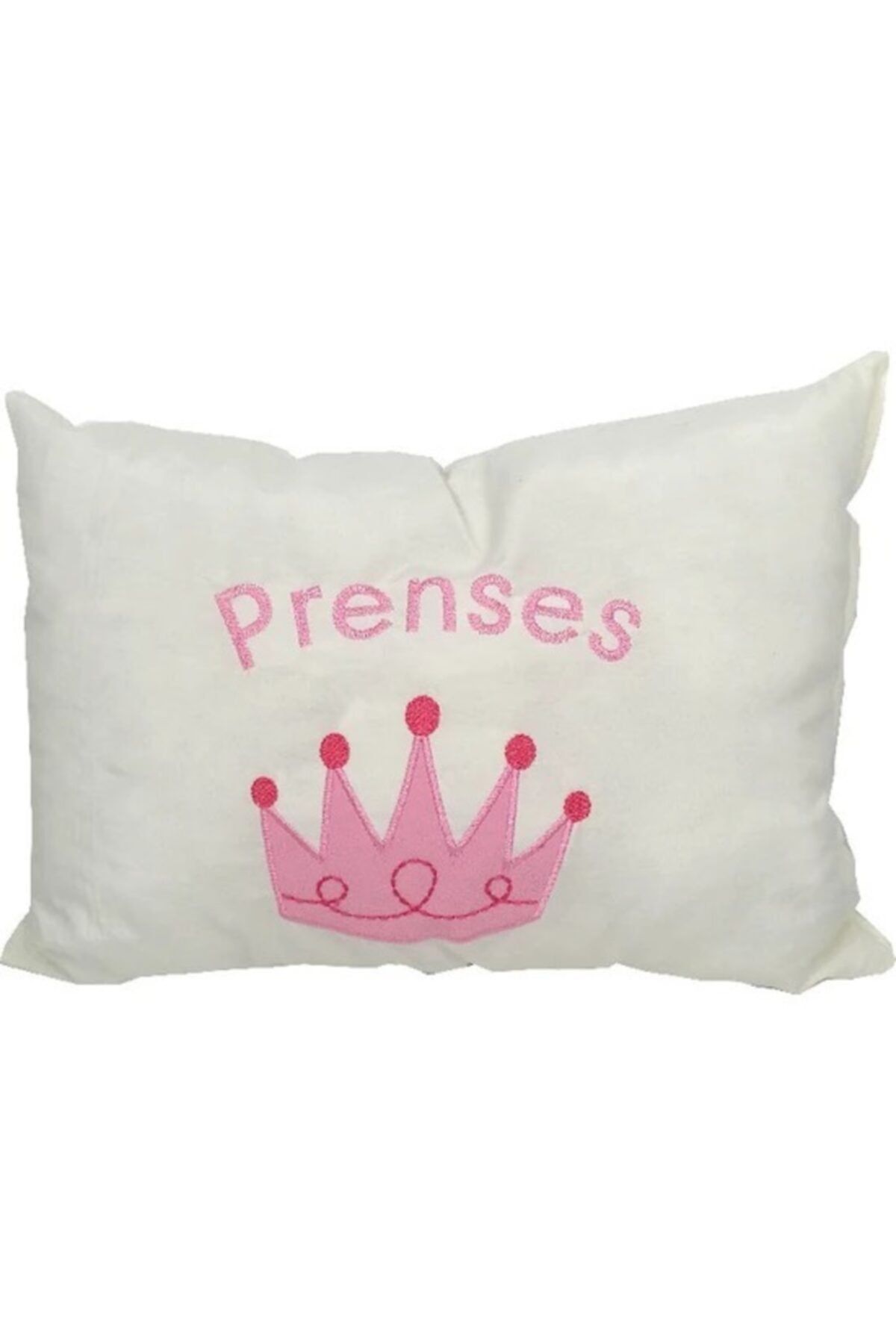 AGES ANGELS Küçük Prenses Baskılı Pembe Yastık