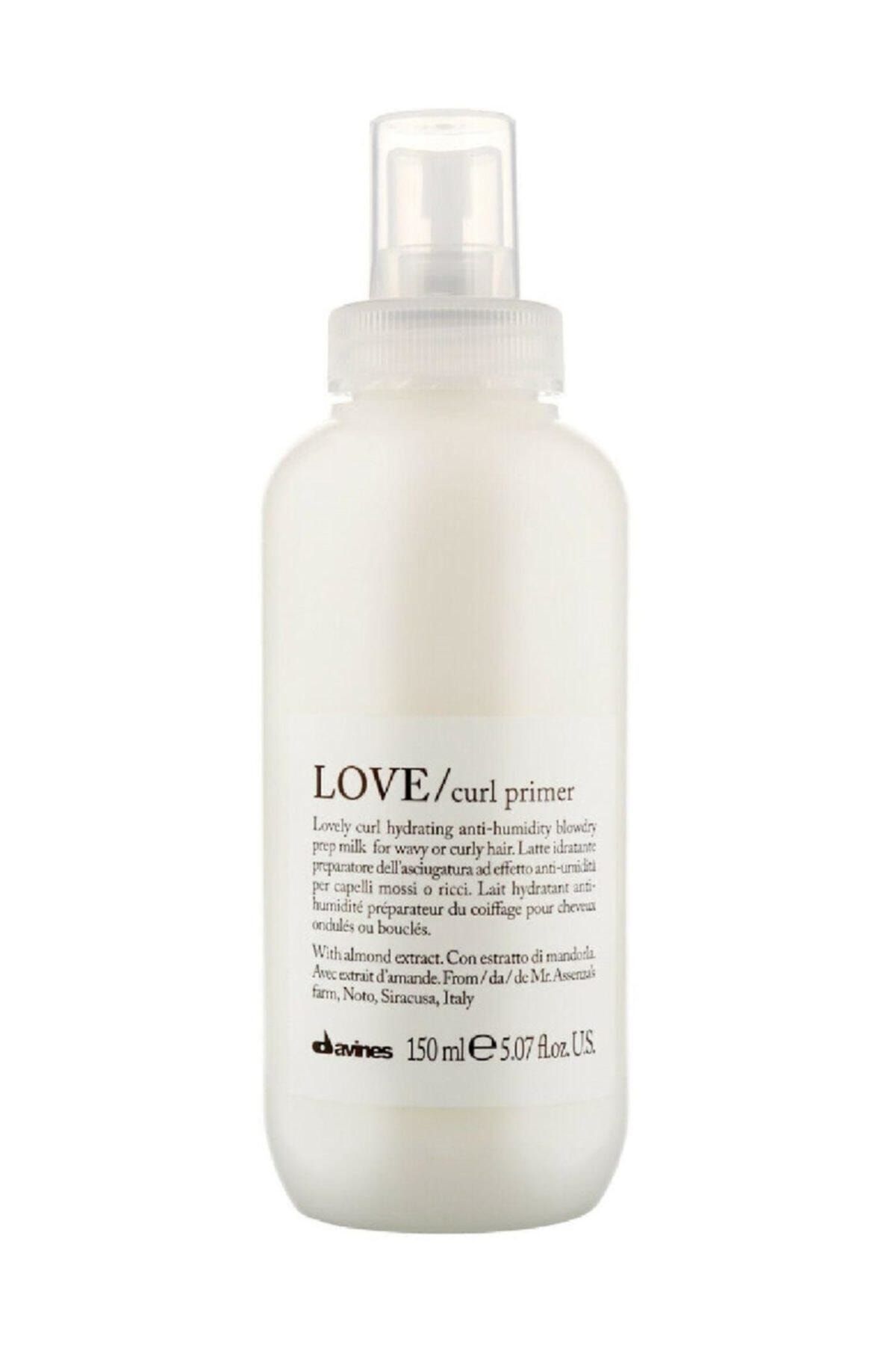 Davines Love Curl Primer Kıvırcık , Dalgalı Saçlar Için Süt 150 Ml