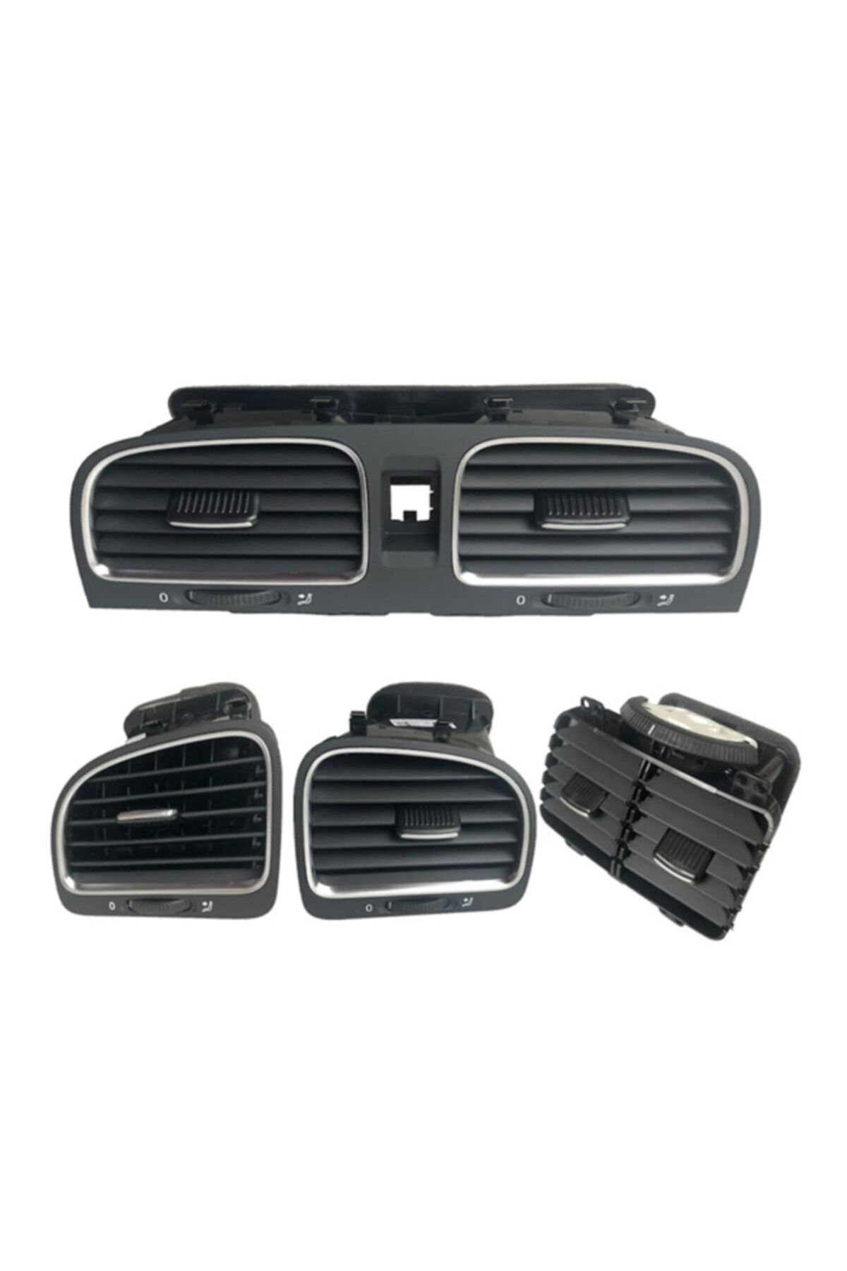 İlkay Otomotiv Golf Ön Torpido Havalandırması Izgarası Komple Set[5k0819728m]