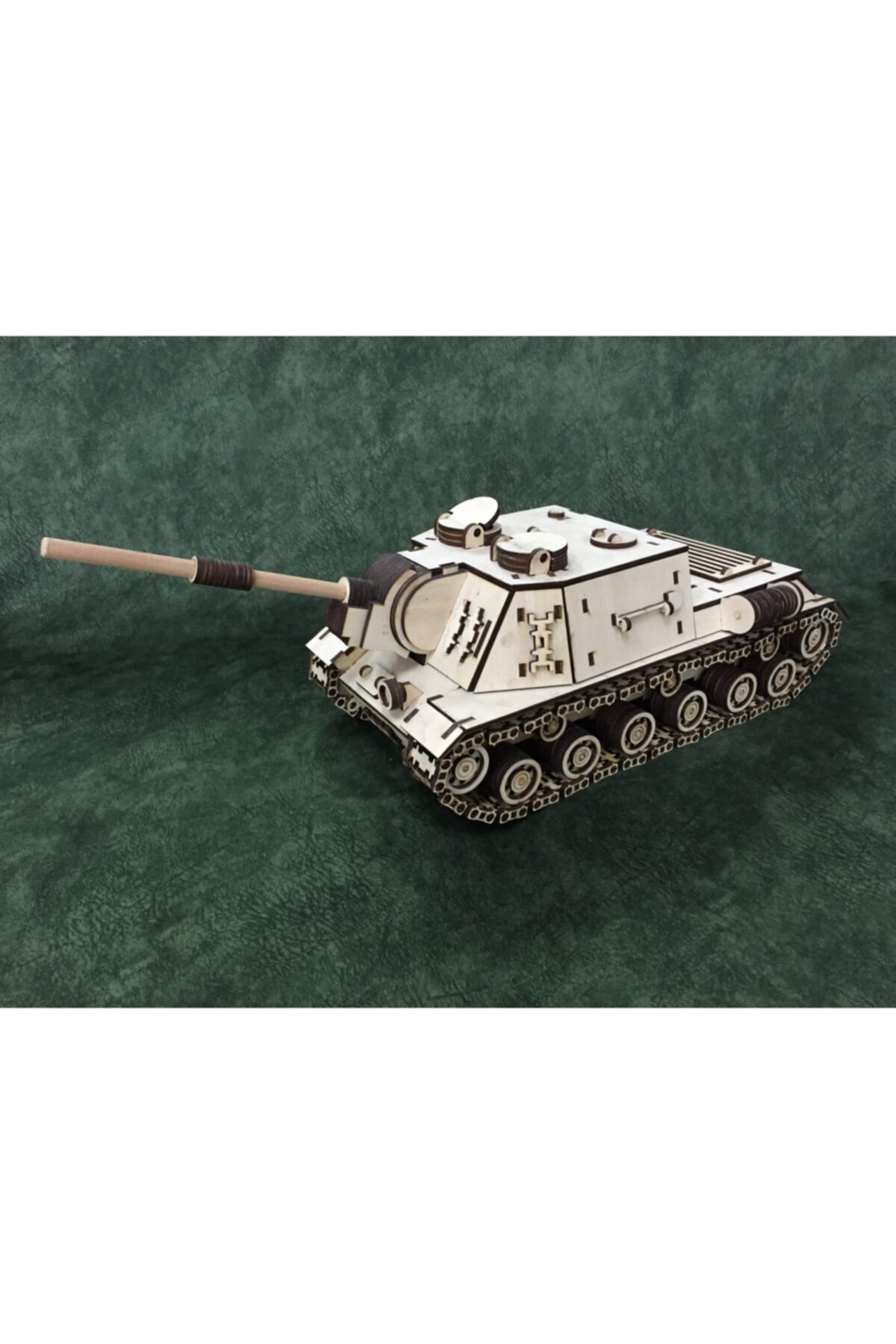 SEKİNE HOBİ Doğal Ahşap Hediyelik Dekoratif Maket Tank