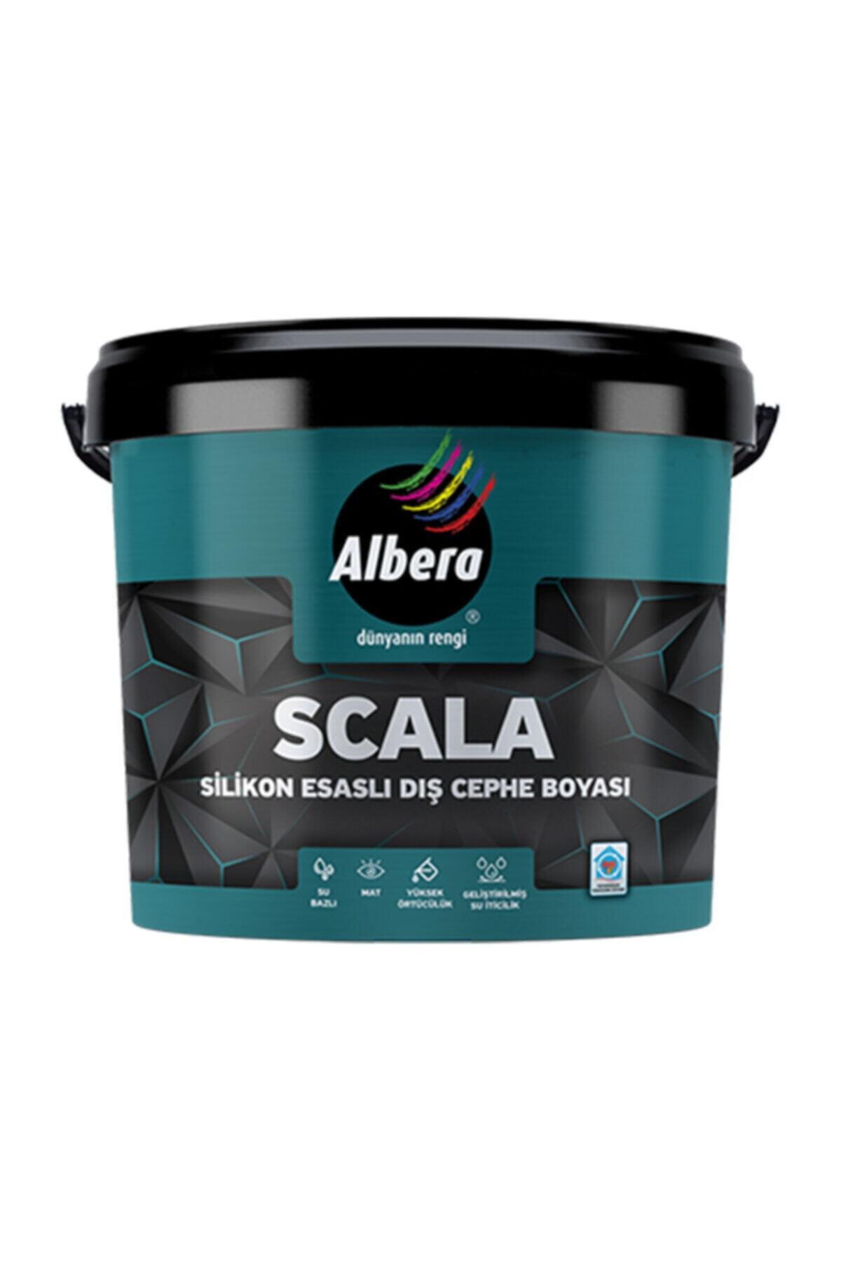 ALBERA Scala Dış Cephe Boyası 15 Lt Renk Sütlü Kahve