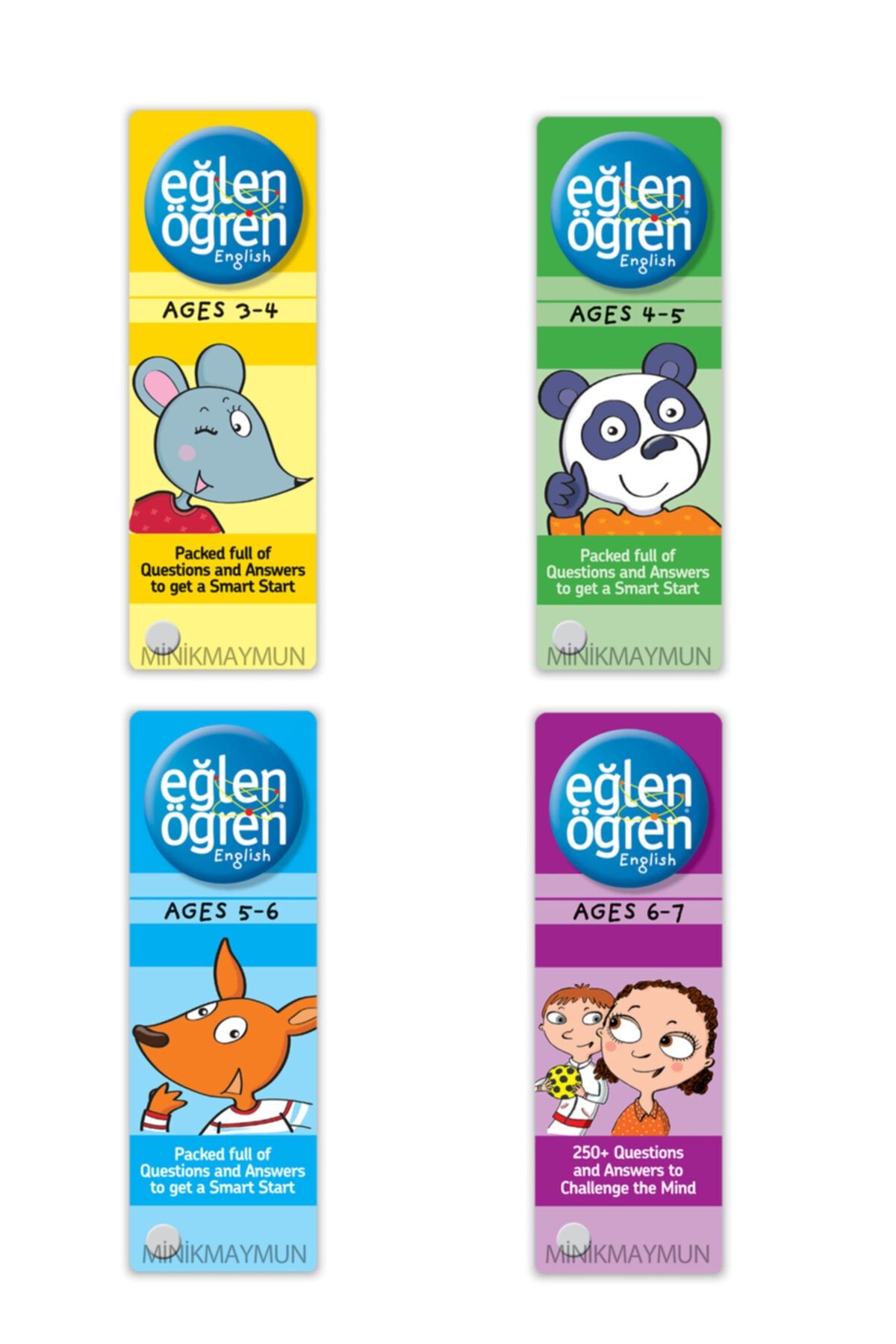 Eğlen Öğren Ingilizce Aktivite Eğitici Set (3-4yaş/4-5yaş/5-6yaş/6-7yaş)