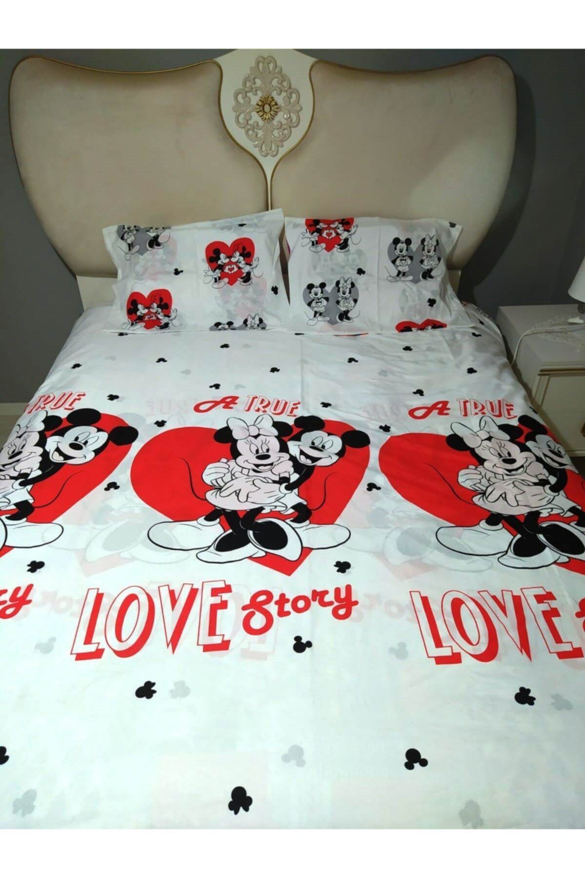 Zorlu Tekstil Mini Fare (minnie Mouse) Nevresim Takımı Iki Kişilik