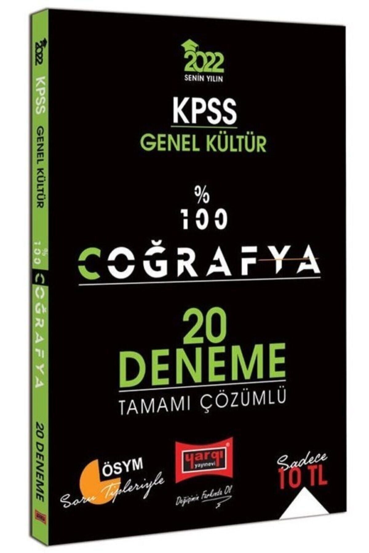 Yargı Yayınları Yargı 2022 Kpss Coğrafya 100 De 100 20 Deneme Çözümlü