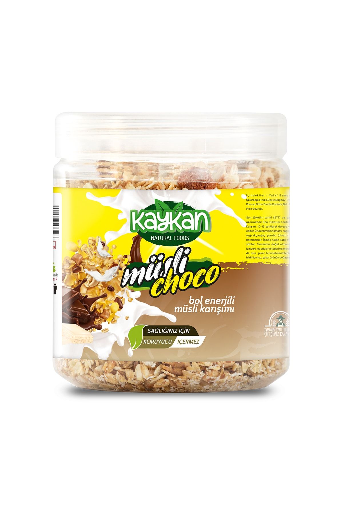 Kaykan Natural Foods Müsli Choco Çikolatalı Karışım Granola 350gr